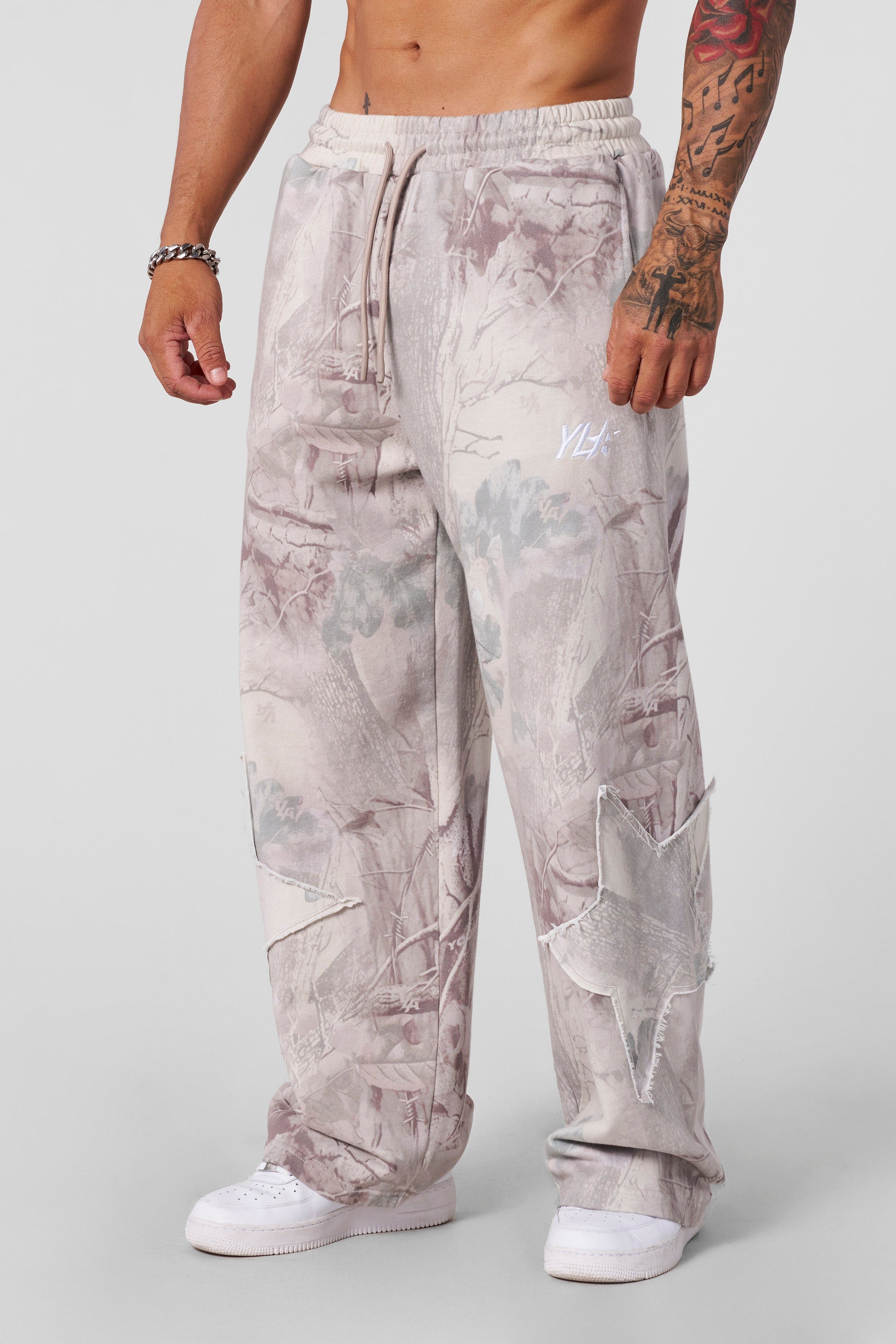 YoungLA 2058 - Superstar Sweats Desert Tan Tree Camo