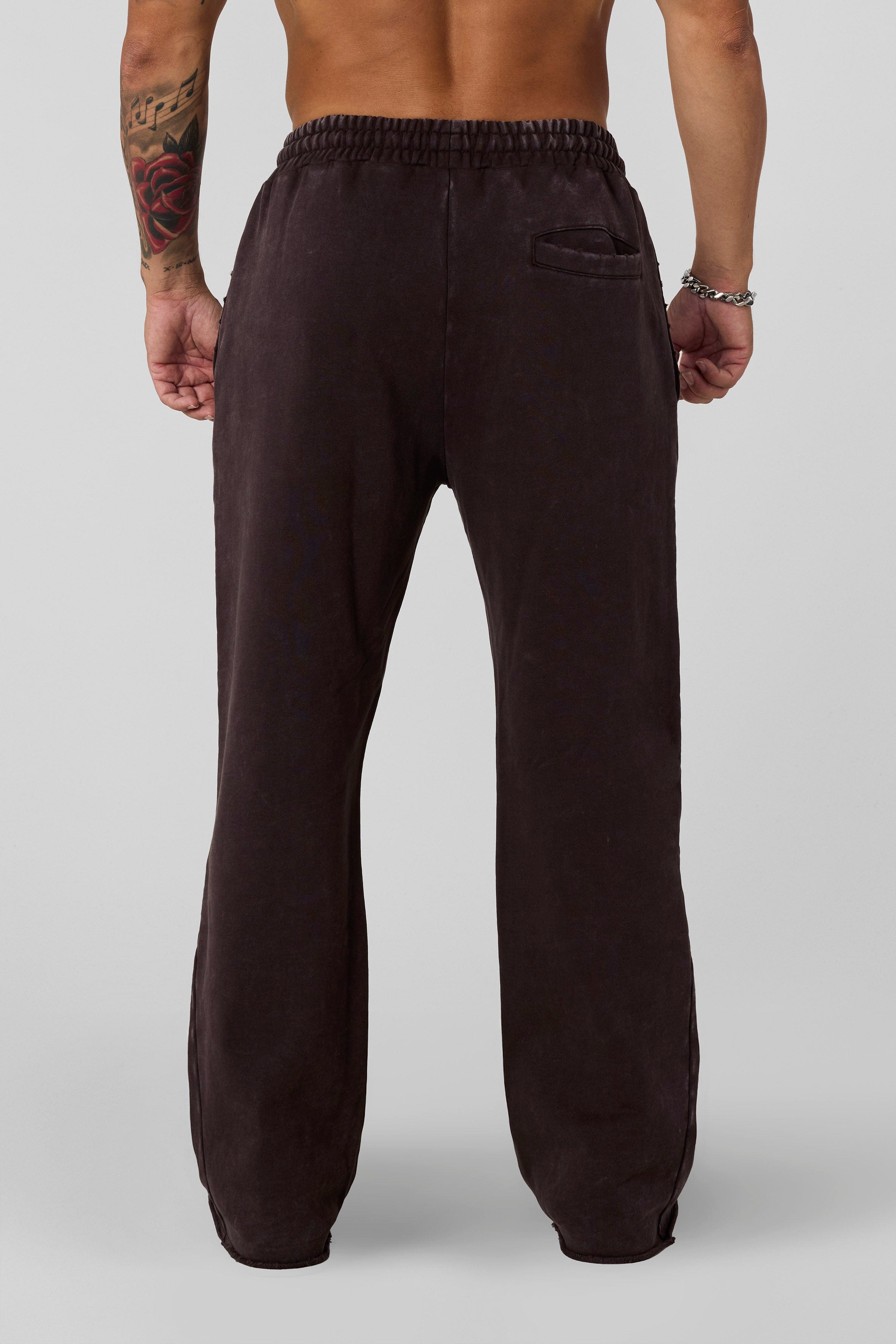YoungLA 2077 - Flare Sweats Brown Wash