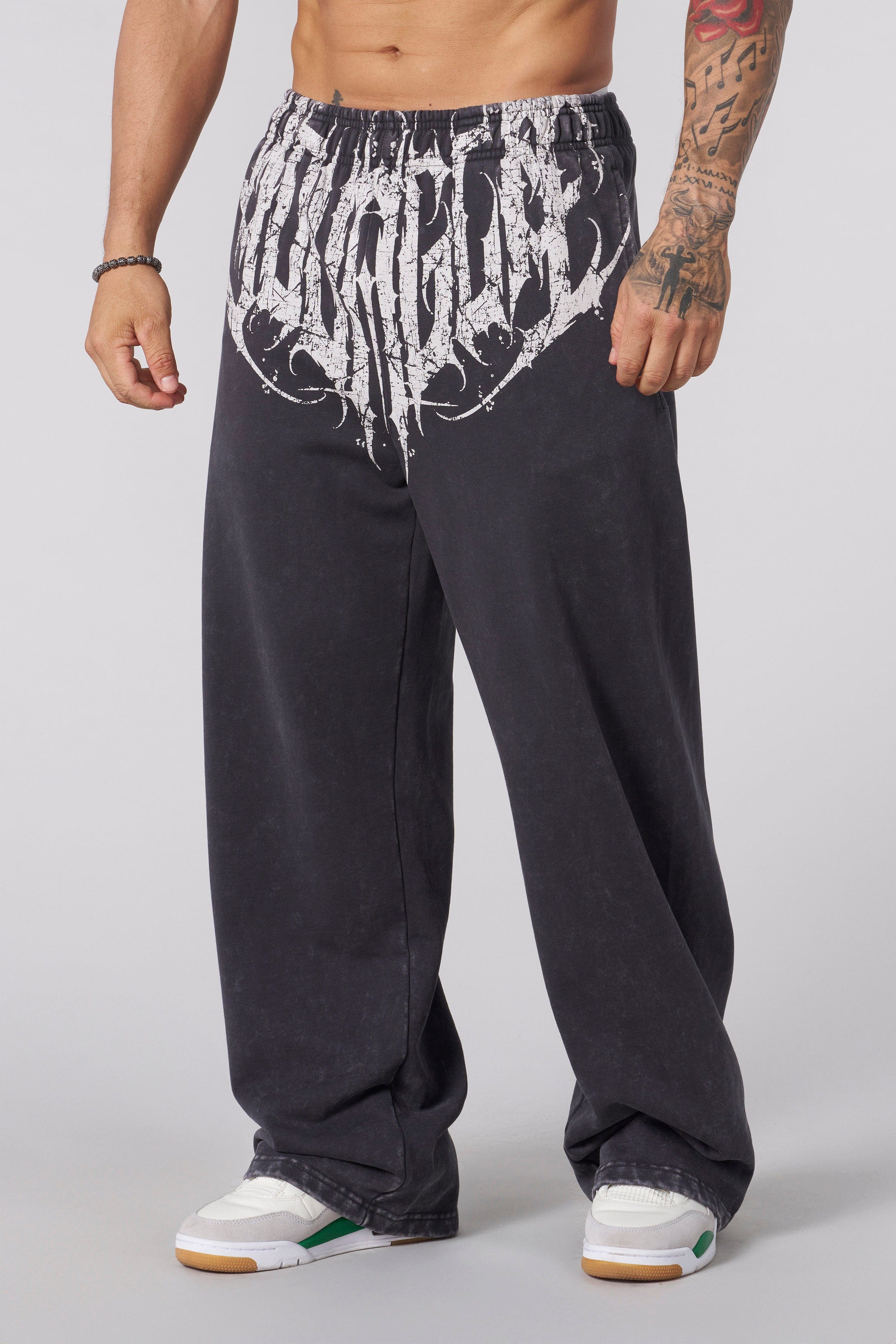 YoungLA 2079 - Dark Wave Joggers Charcoal Wash