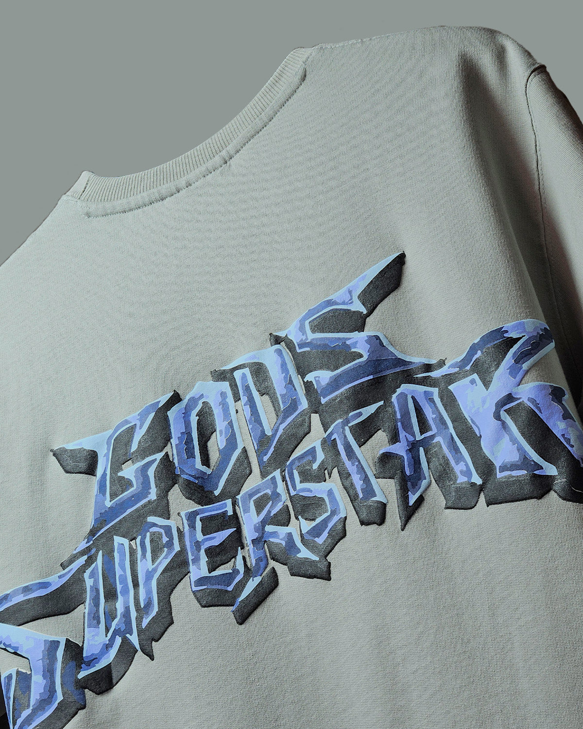 LIGHT GREY GODS SUPERSTAR T-SHIRT