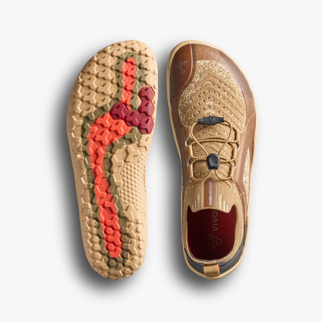 Vivobarefoot Primus Trail Knit Fg Grounding Womens Wood