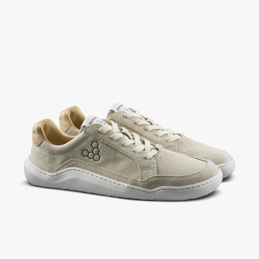 Vivobarefoot Gobi Iii Sneaker Leather Womens Sand/ Fig