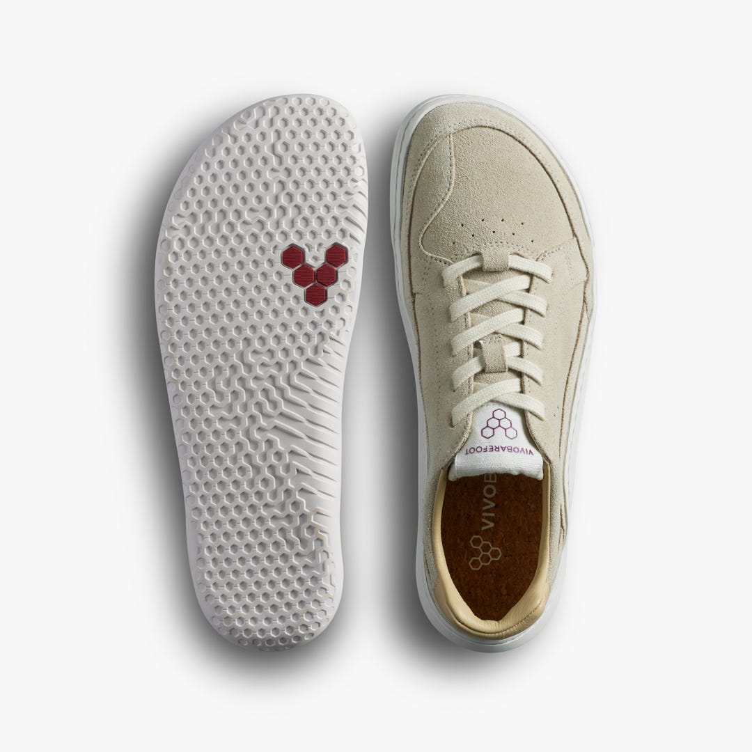 Vivobarefoot Gobi Iii Sneaker Leather Womens Sand/ Fig