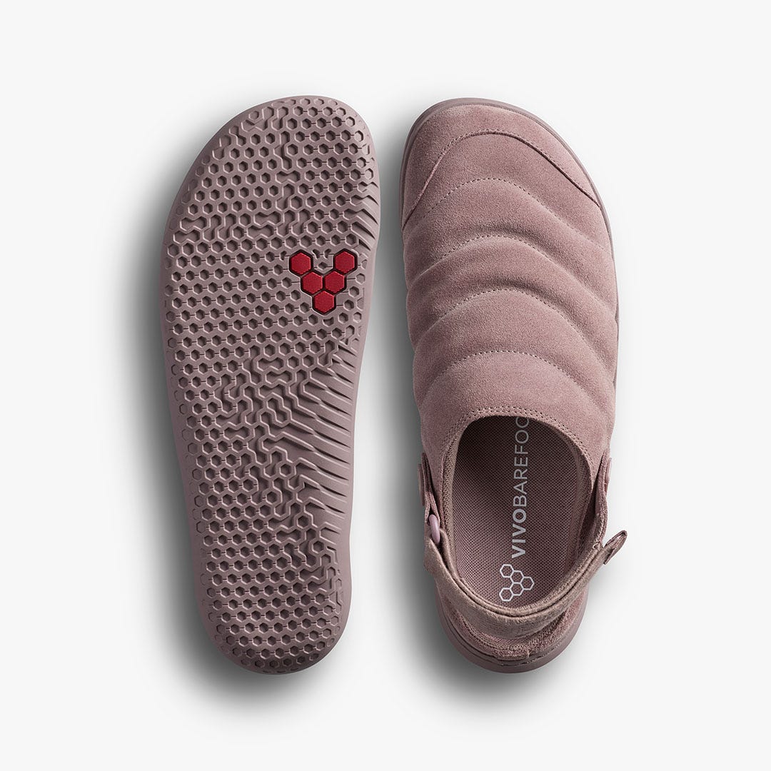 Vivobarefoot Gobi Wavey Mule Womens Twilight Mauve