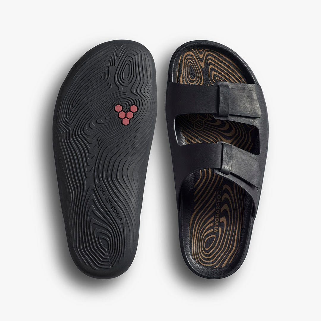 Vivobarefoot Sensus Yin Slide Womens Obsidian