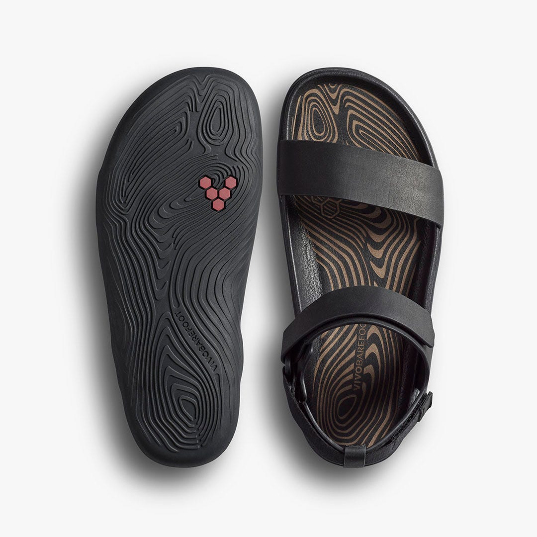 Vivobarefoot Sensus Yin Sandal Womens Obsidian