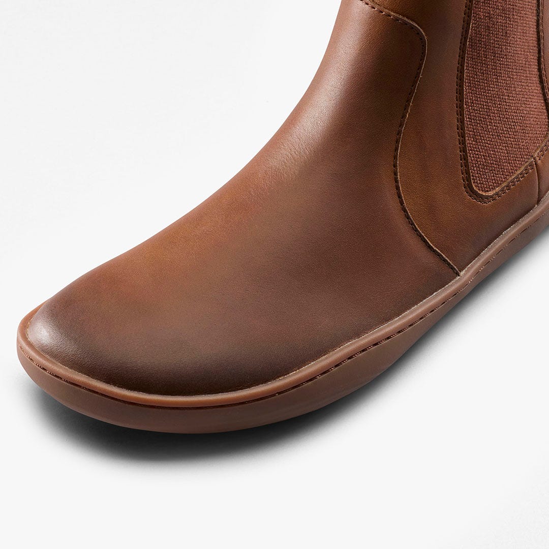 Vivobarefoot Sensus Chelsea Womens Dark Tan