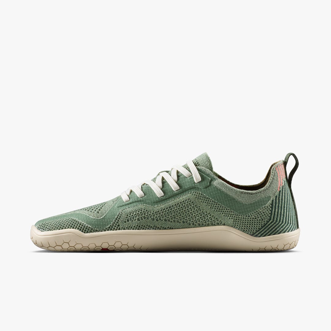 Vivobarefoot Primus Lite Knit Natural Womens Dusty Green