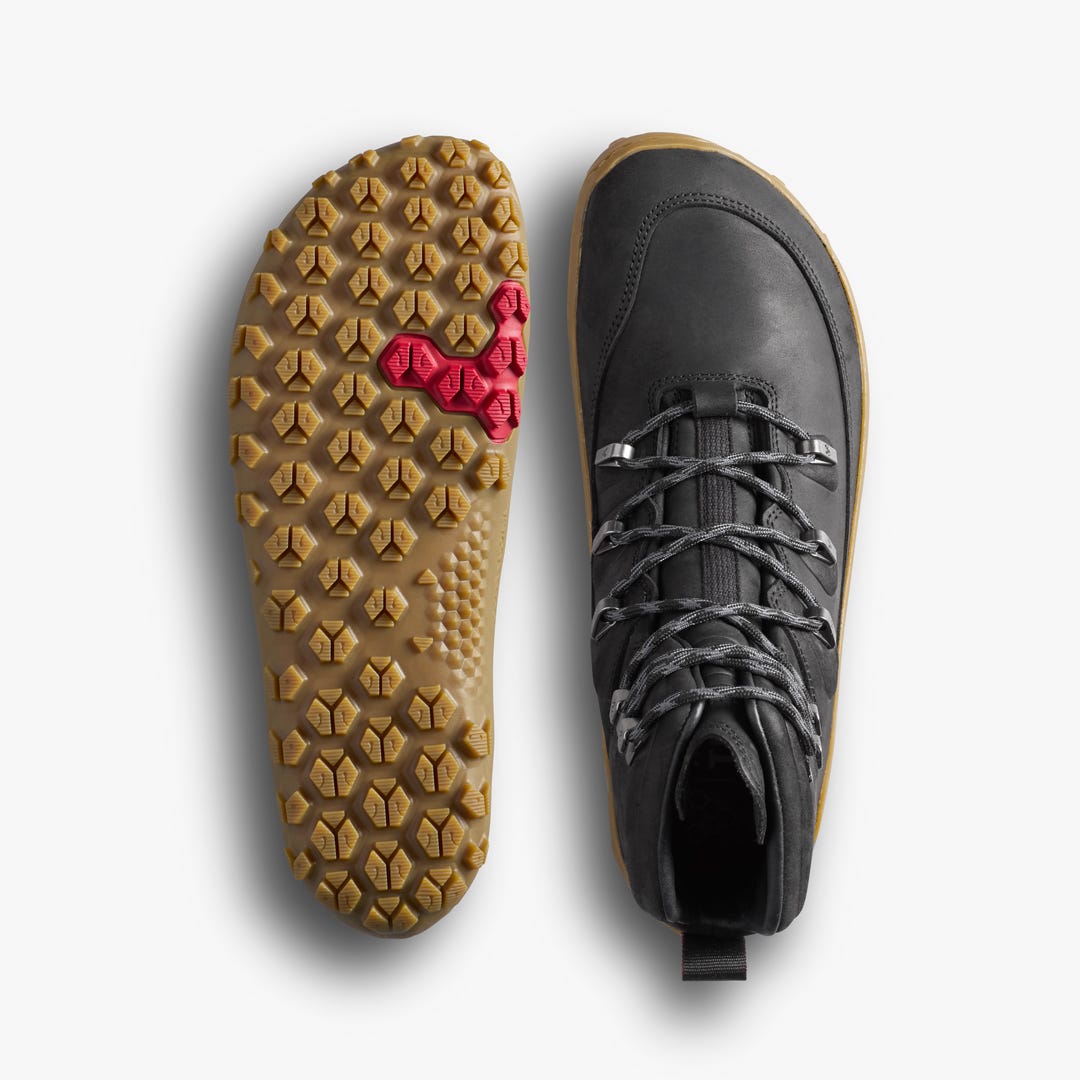 Vivobarefoot Tracker Leather At Ii Womens Obsidian