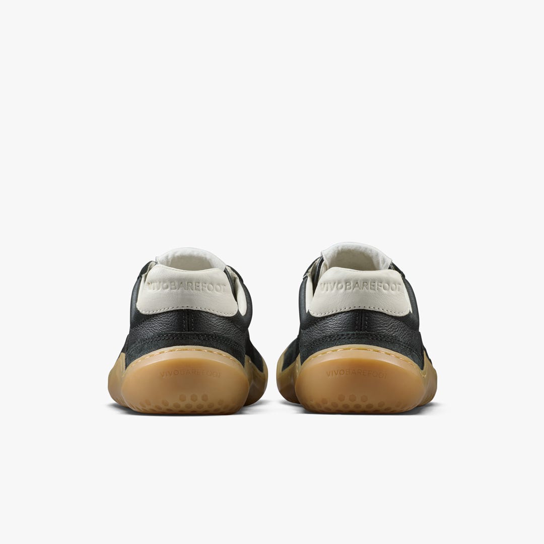 Vivobarefoot Gobi Ii Sneaker Leather Womens Obsidian