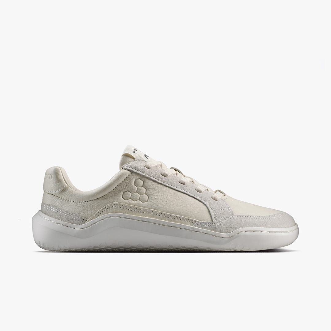 Vivobarefoot Gobi Ii Sneaker Leather Womens Limestone