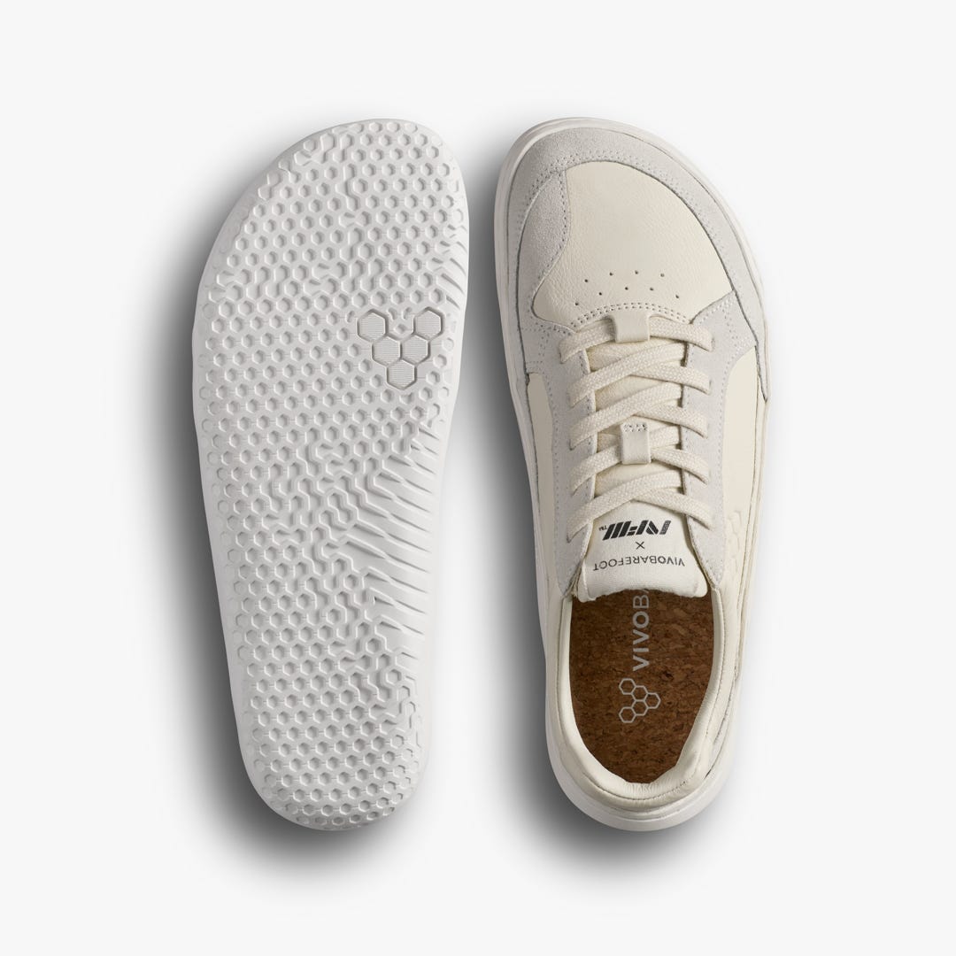 Vivobarefoot Gobi Ii Sneaker Leather Womens Limestone