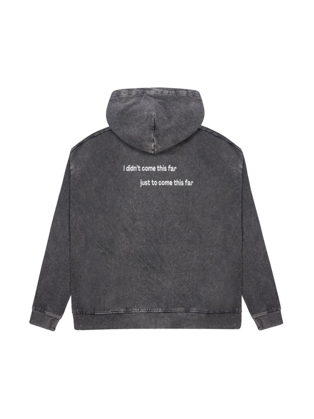SMOKED KNIT ZIPPER HOODIE