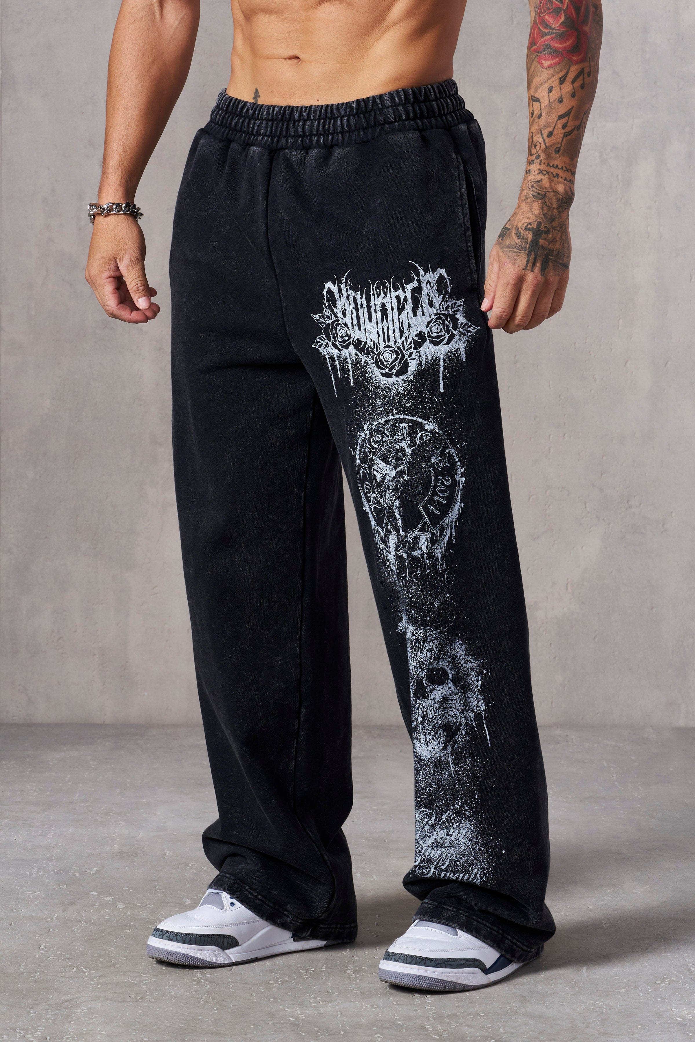YoungLA 2116 - Dynasty Sweats Black Wash