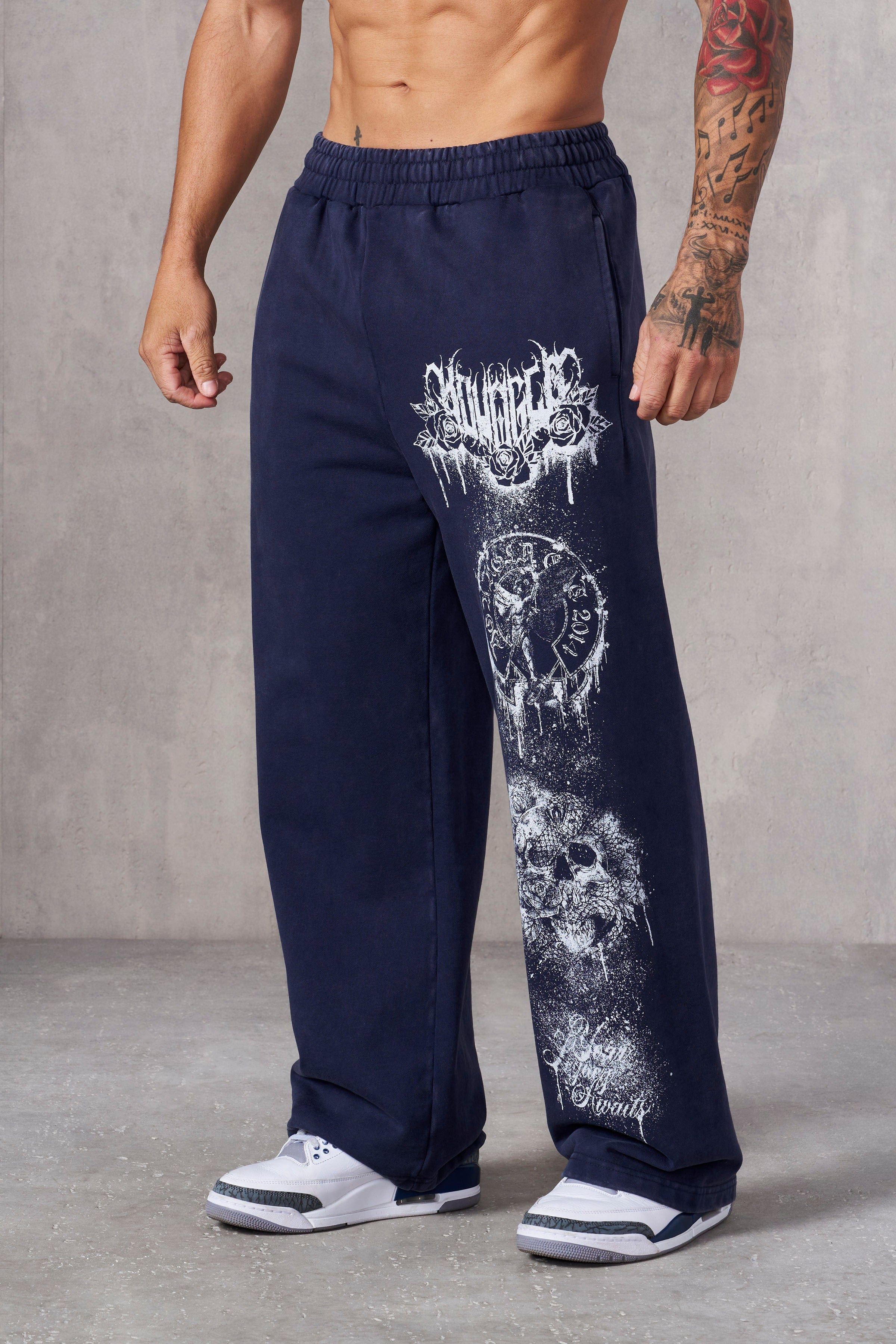 YoungLA 2116 - Dynasty Sweats Deep Navy Wash