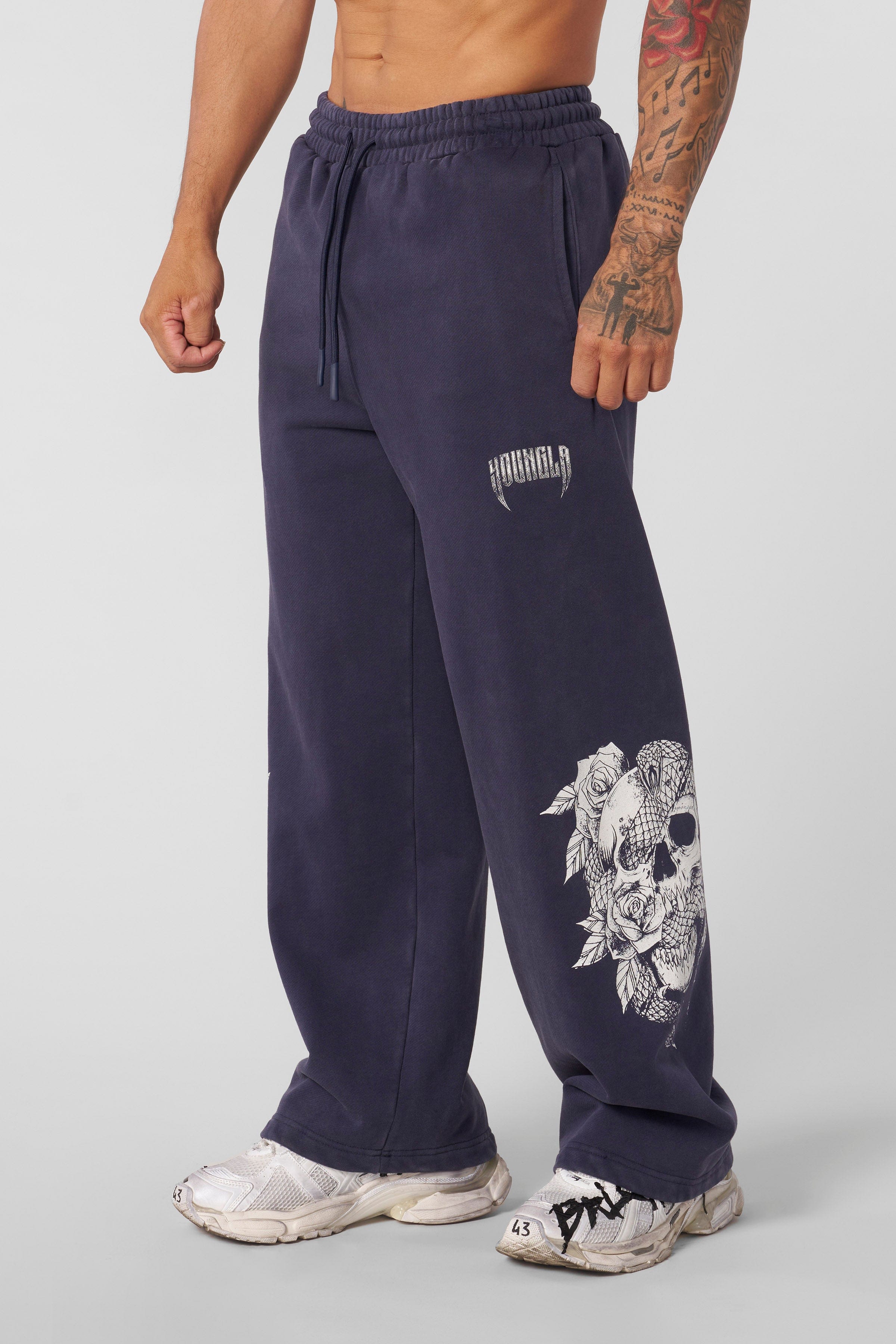 YoungLA 2117 - The Dawn Collection - Sweats Deep Purple Wash