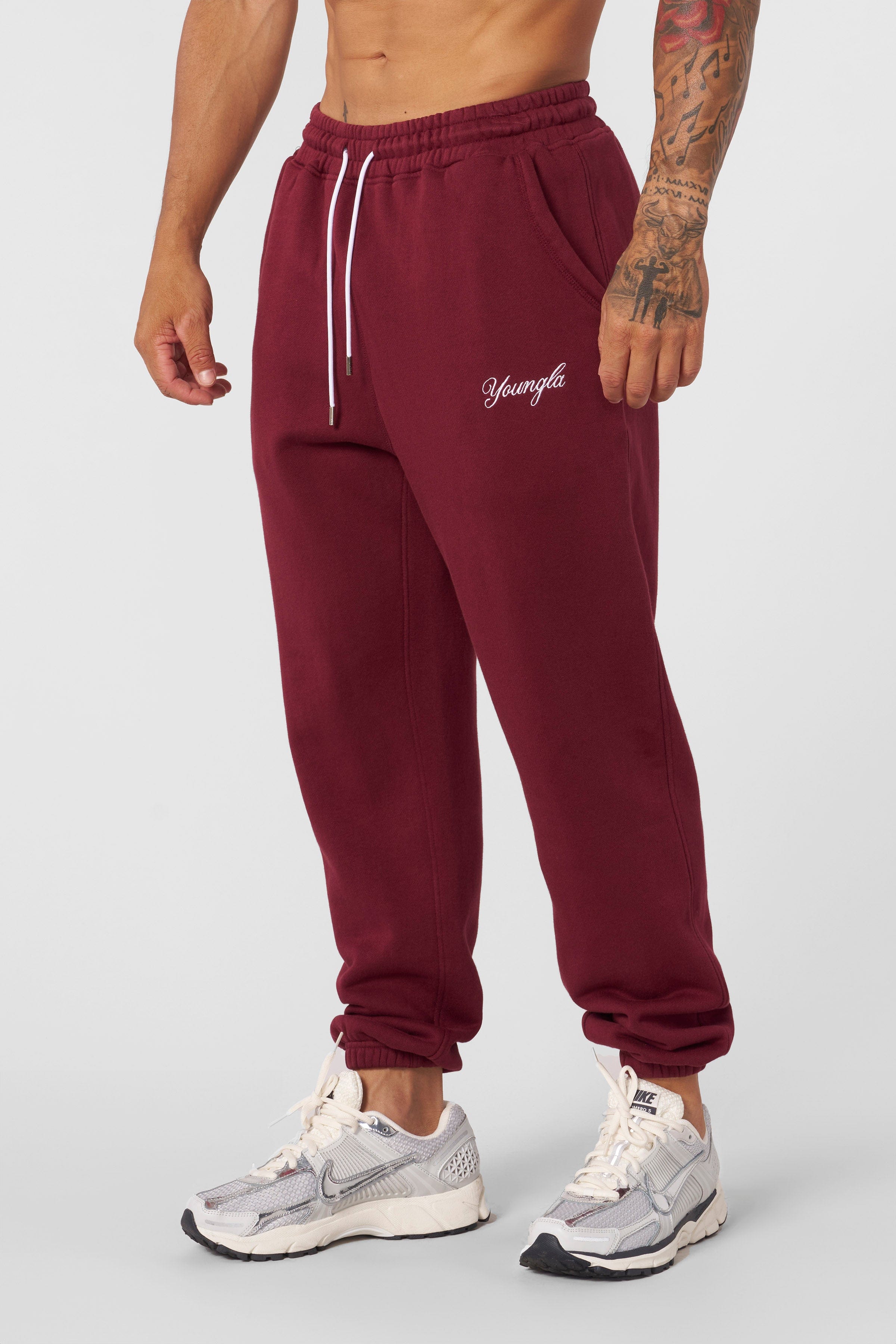 YoungLA 211 - For Him Joggers Burgundy