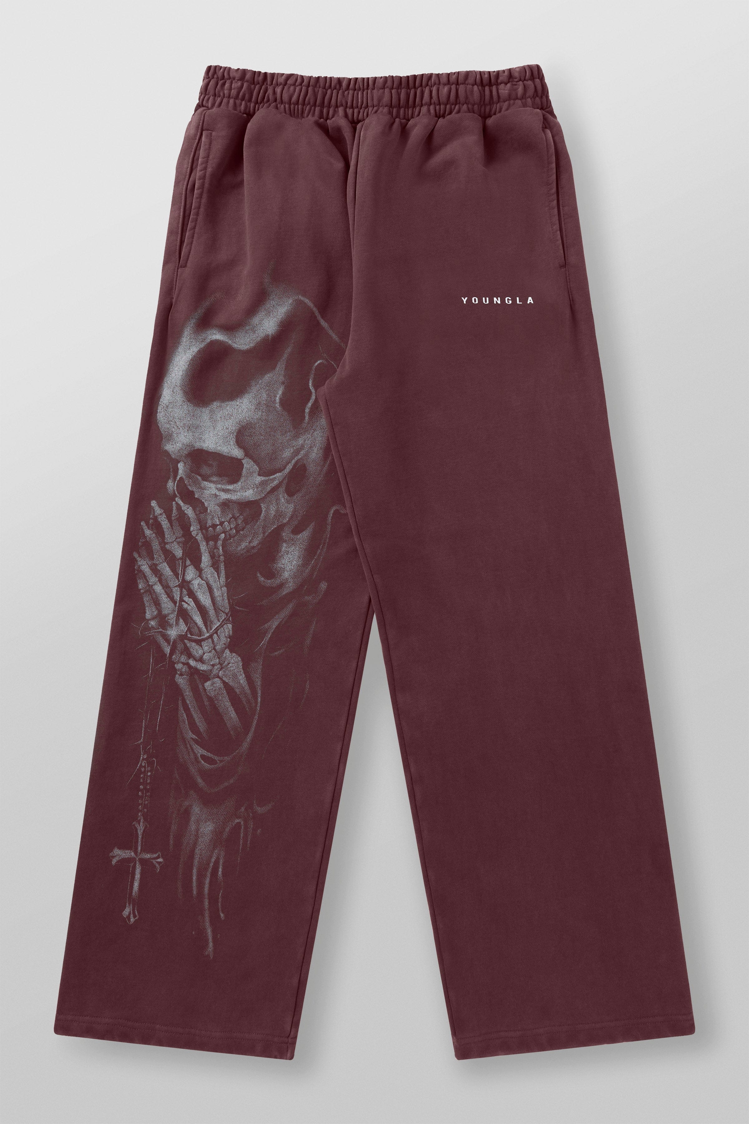 YoungLA 2125 - Divine Sweats Burgundy Wash