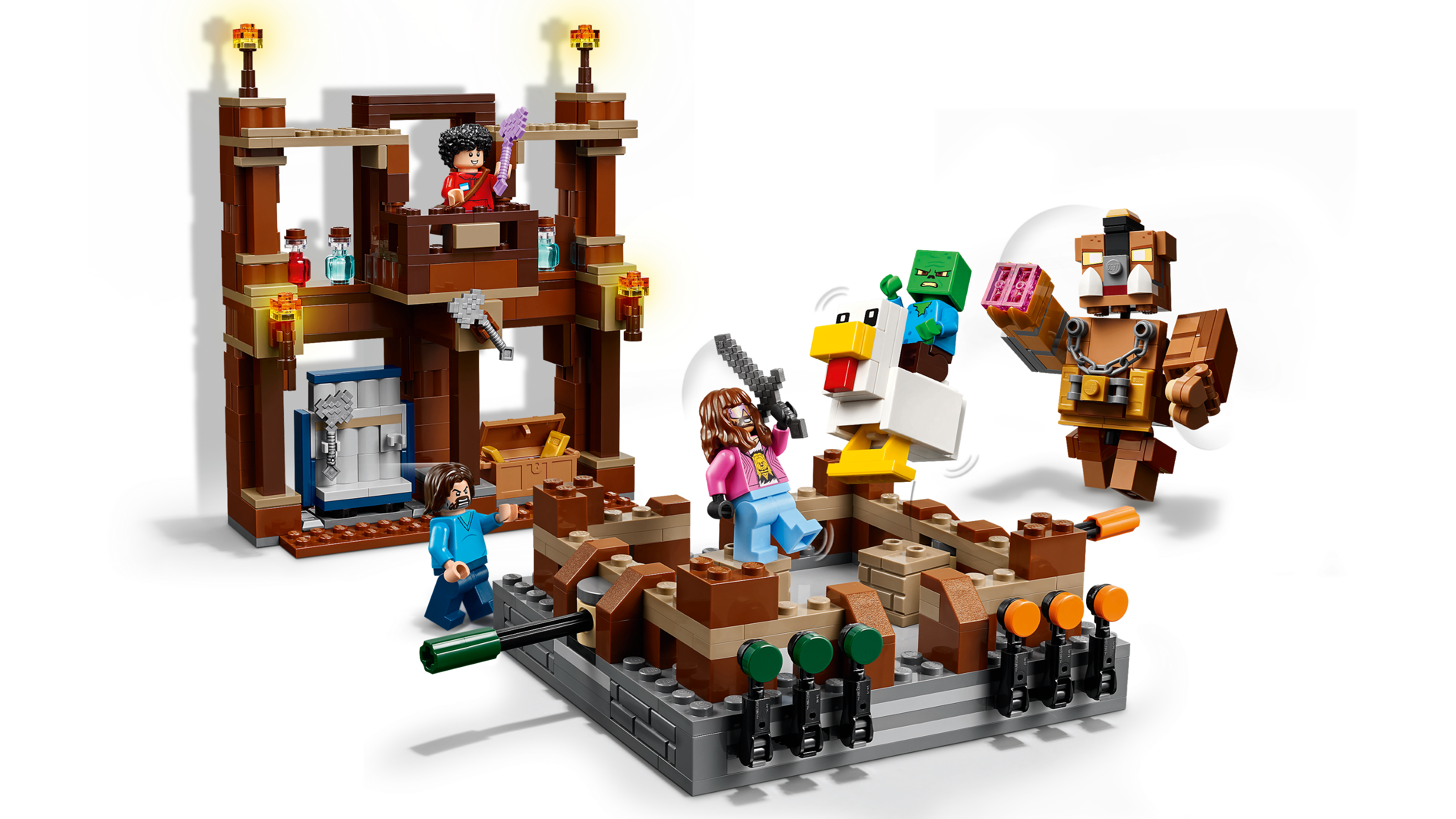 Lego Woodland Mansion Fighting Ring