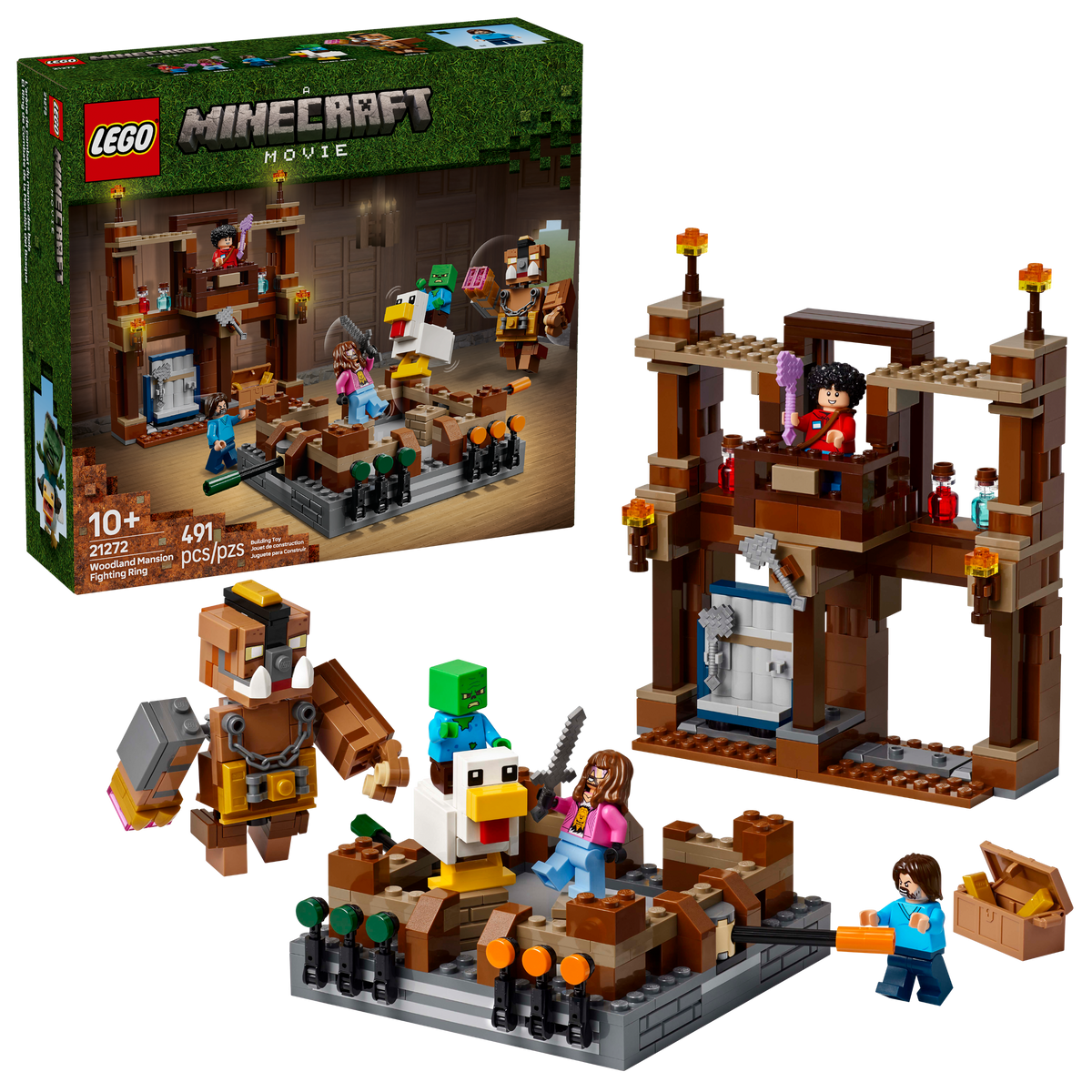 Lego Woodland Mansion Fighting Ring