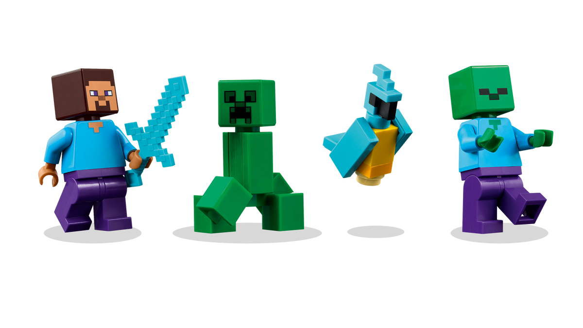 LEGO Minecraft The TNT Jungle House, back