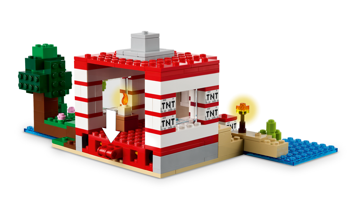 LEGO Minecraft The TNT Jungle House, packaging