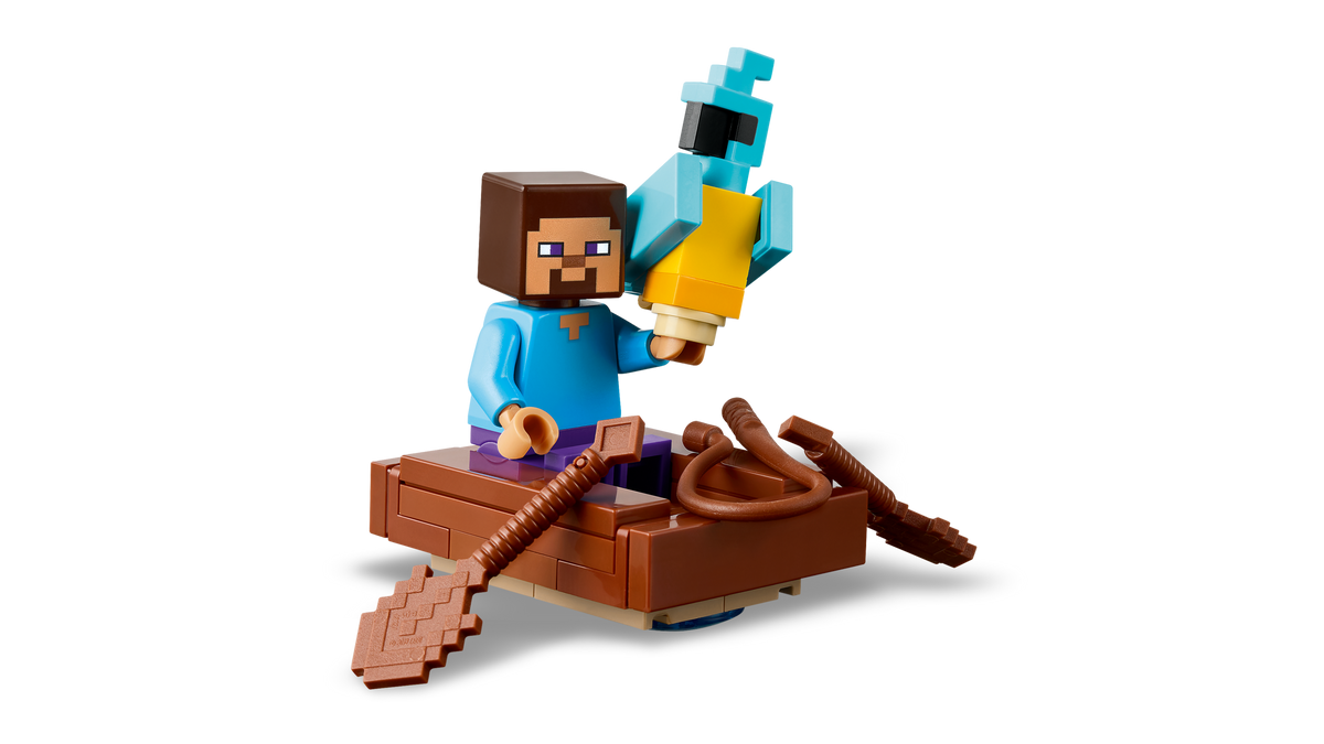 LEGO Minecraft The TNT Jungle House, detail