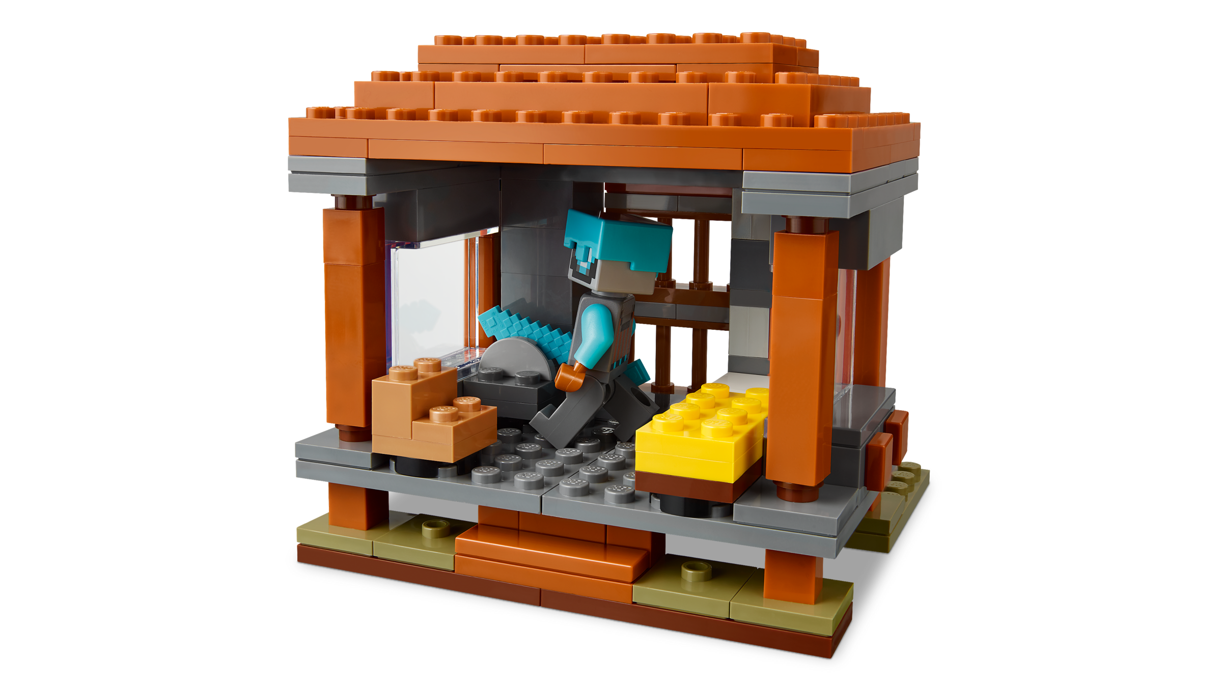 Lego The Pillager Outpost and Ravager