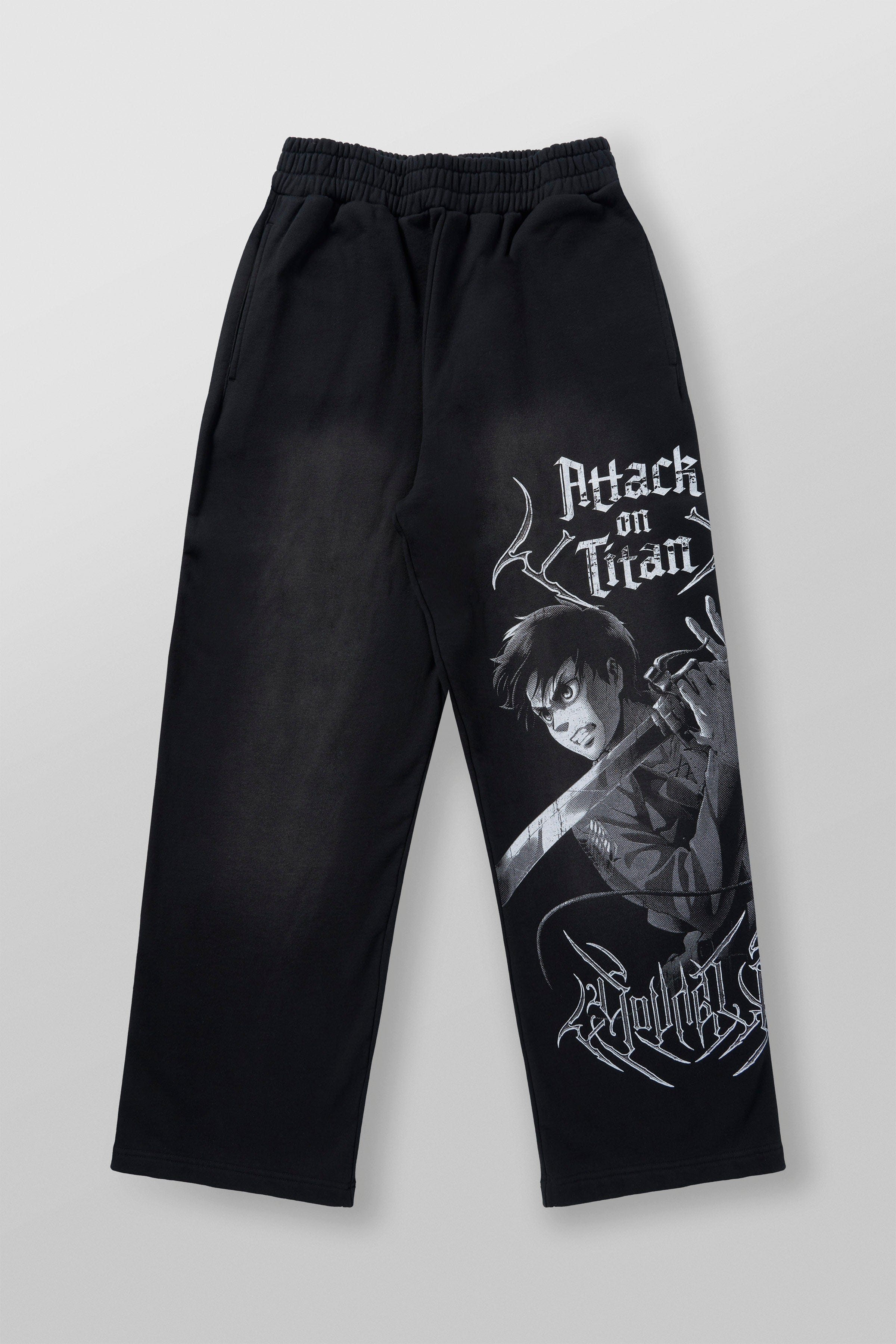 YoungLA 2128 - AOT x YLA Baggy Joggers Eren Sword