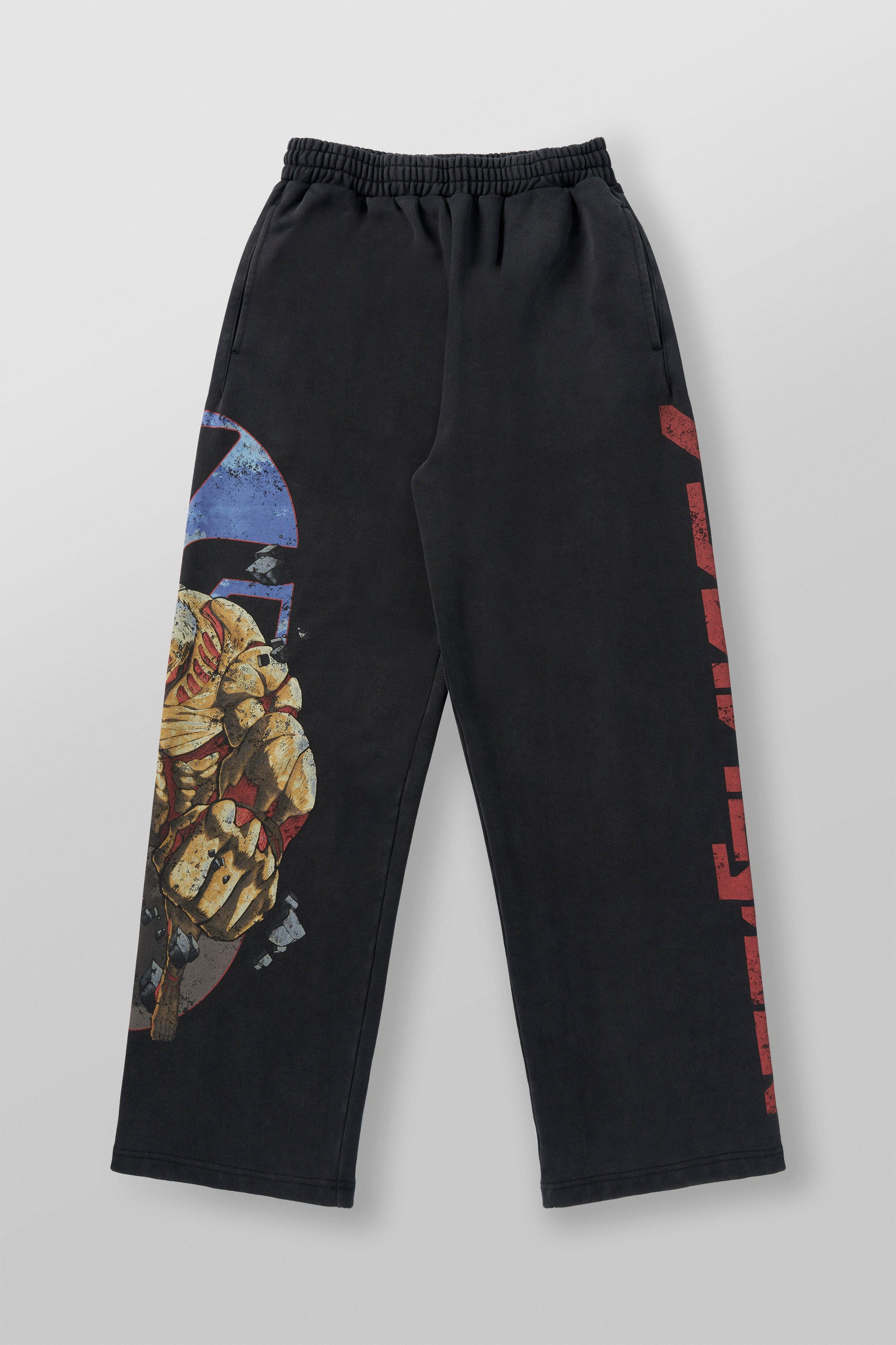 YoungLA 2128 - AOT x YLA Baggy Joggers Titan at War