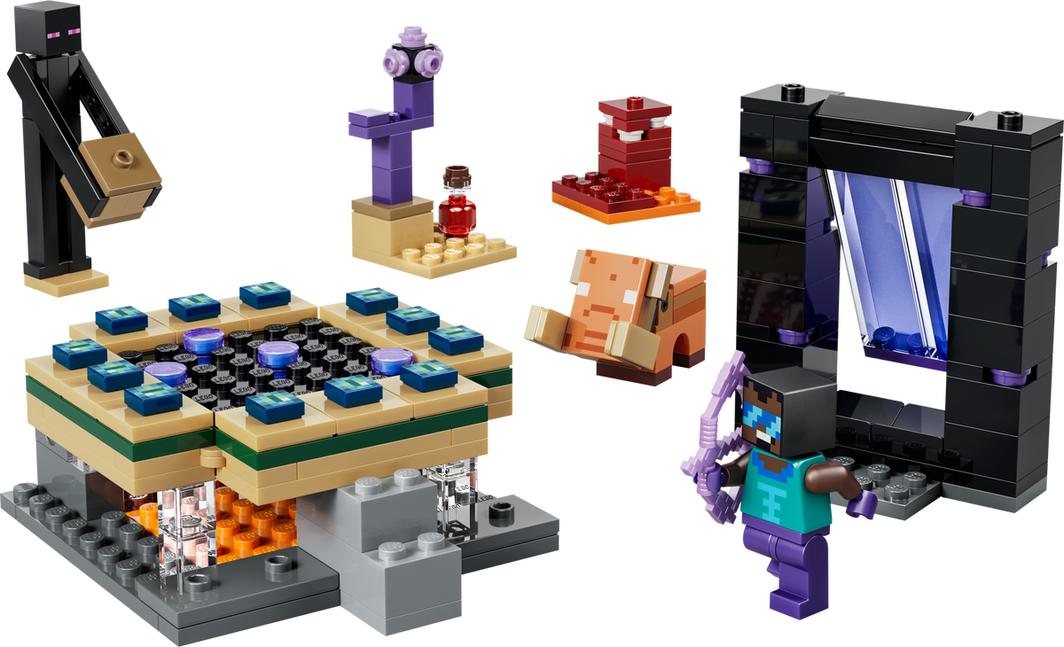 LEGO Minecraft Nether and End Portal Journey, side