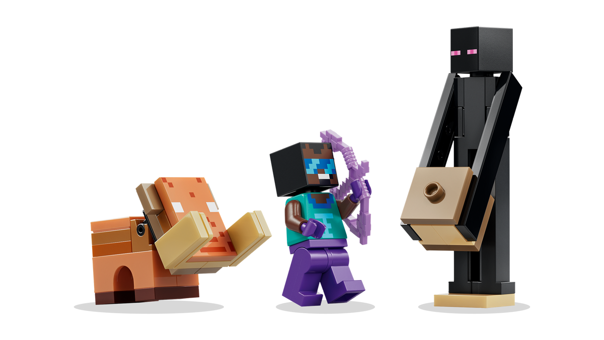 LEGO Minecraft Nether and End Portal Journey, back