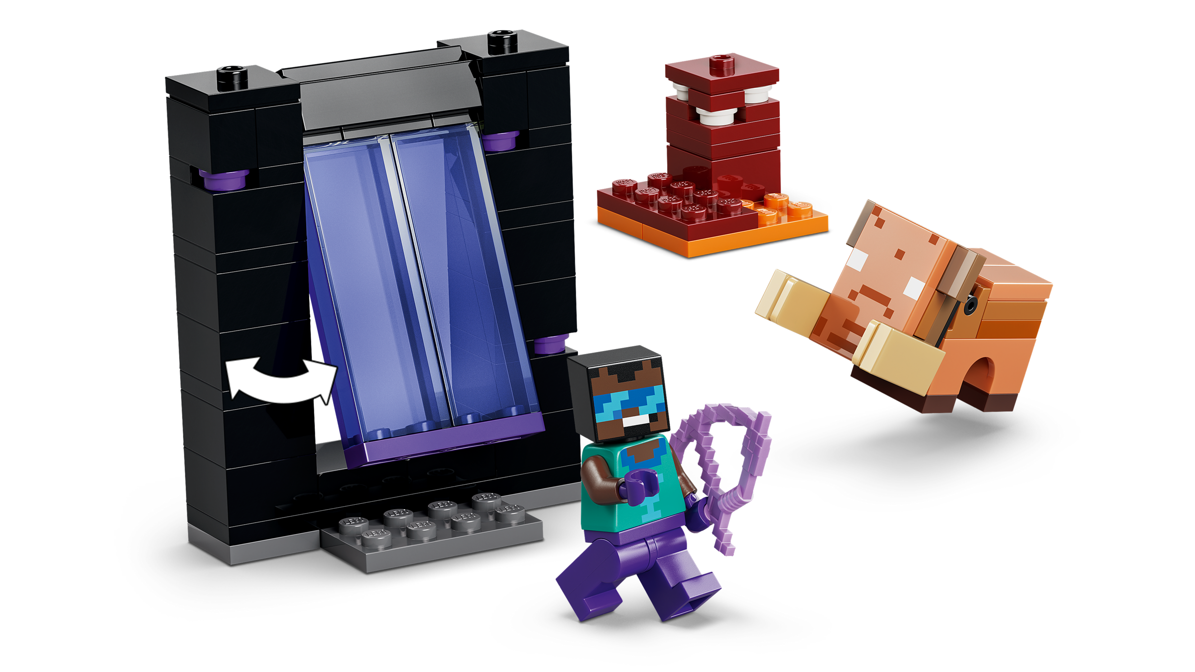 Lego Nether End Portal Journey