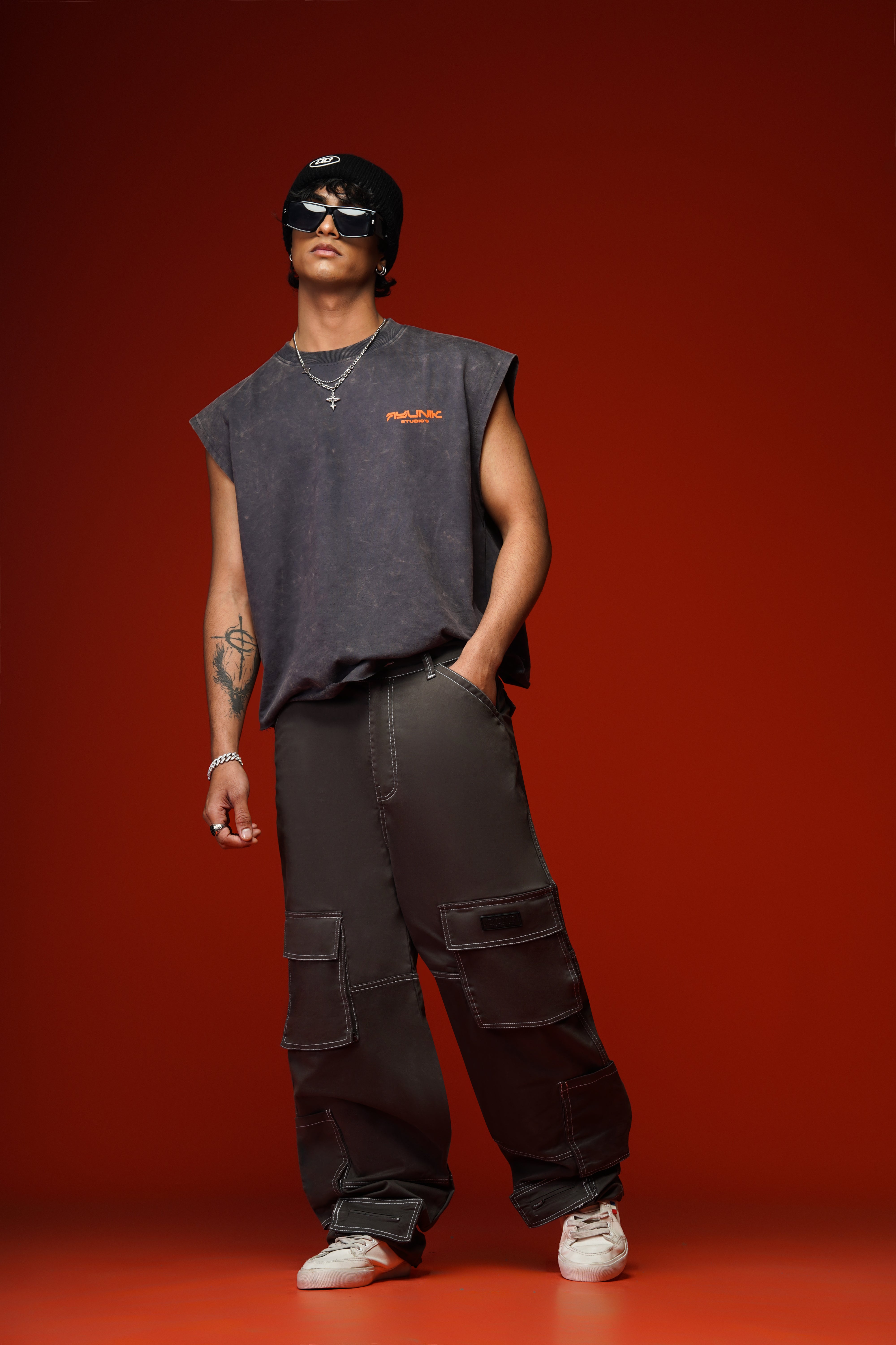 Dark Grey Utility Cargo