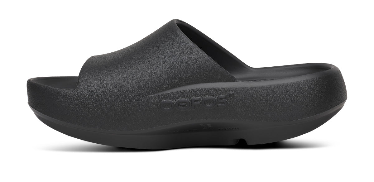Oofos Men's Slide Black