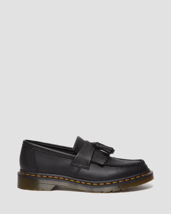 Dr Martens Adrian Women'S Virginia Leather Tassel Loafers - Black