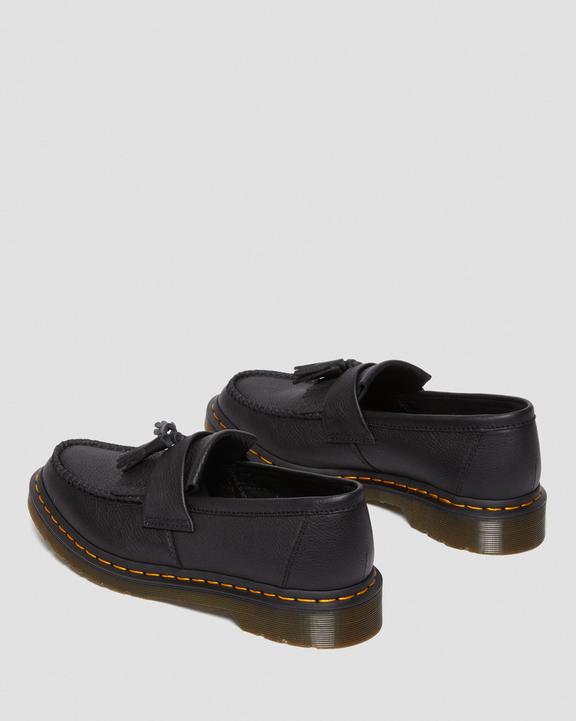Dr Martens Adrian Women'S Virginia Leather Tassel Loafers - Black
