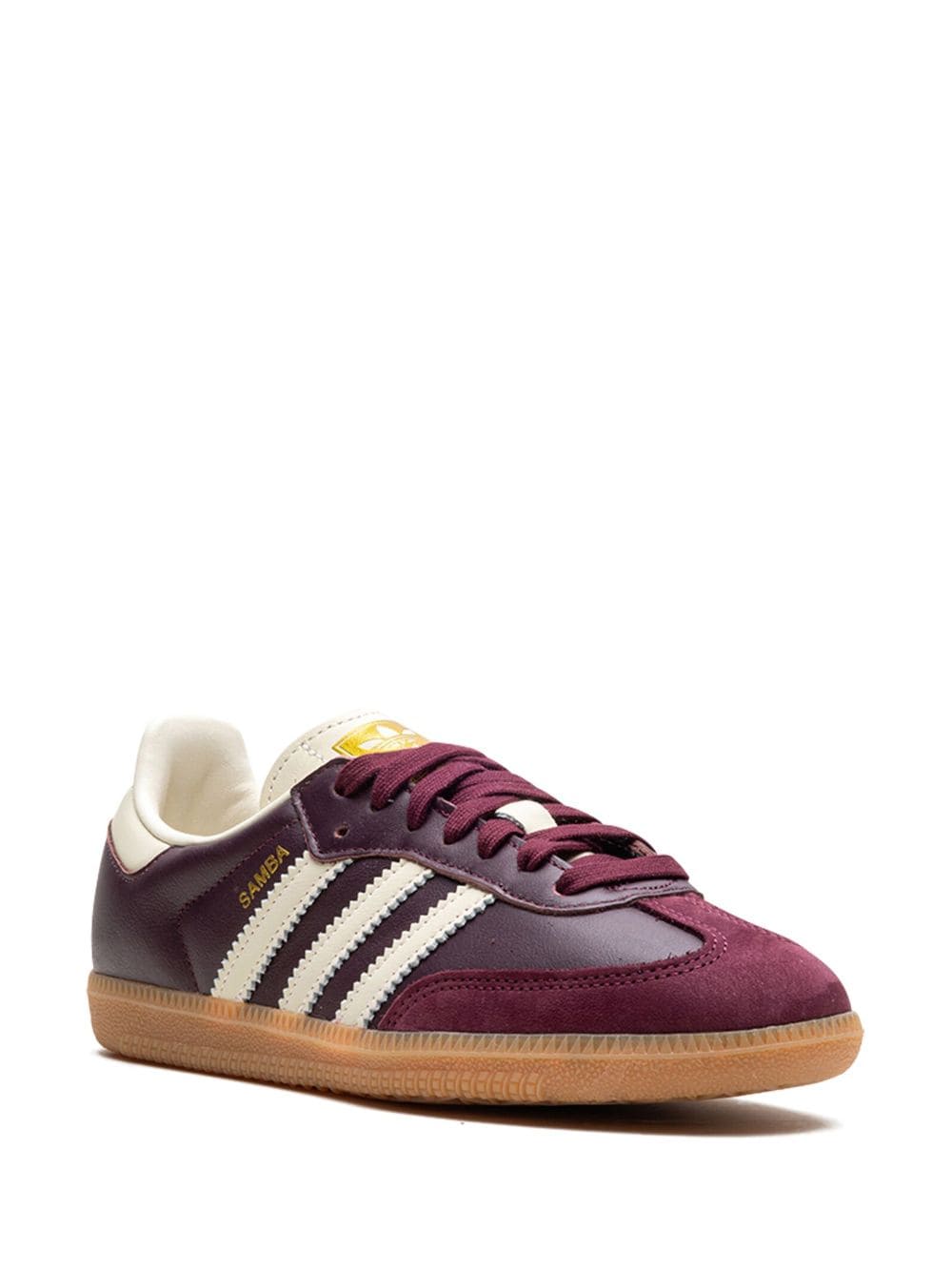 Adidas Samba Og Maroon Gold Metallic W