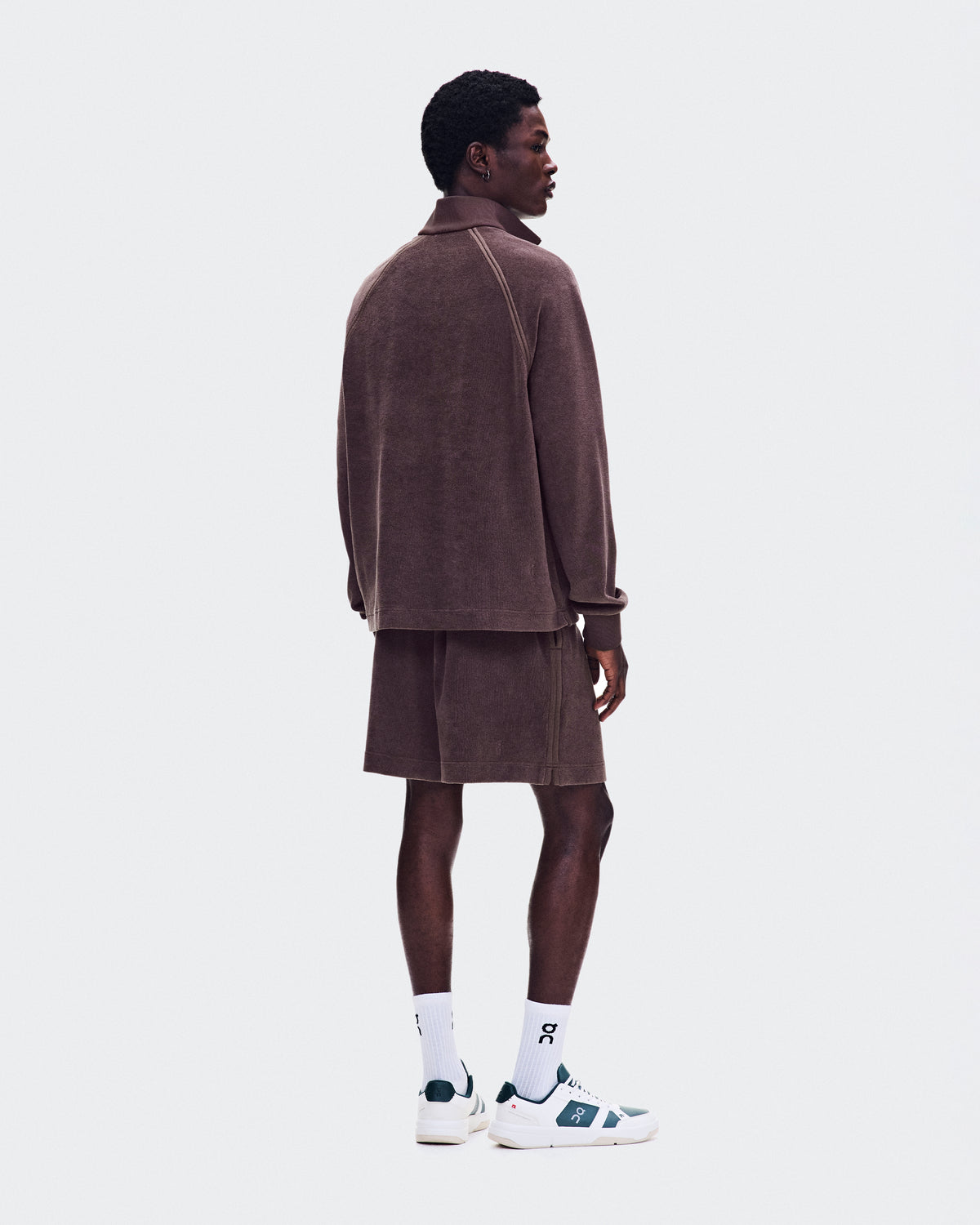 On Courtside Shorts Terry Mulberry
