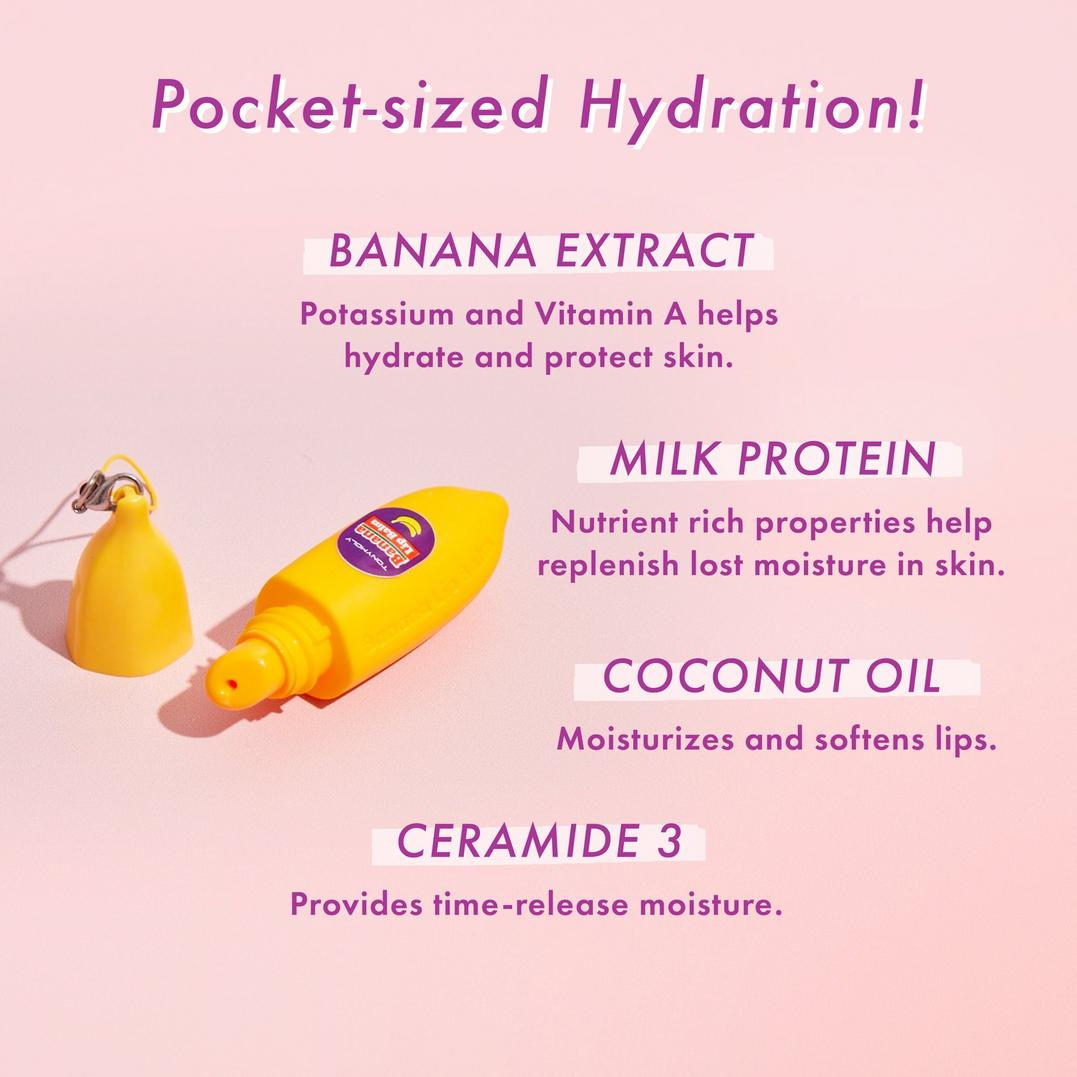 TONYMOLY Magic Food Dalcom Banana Lip Balm Keychain