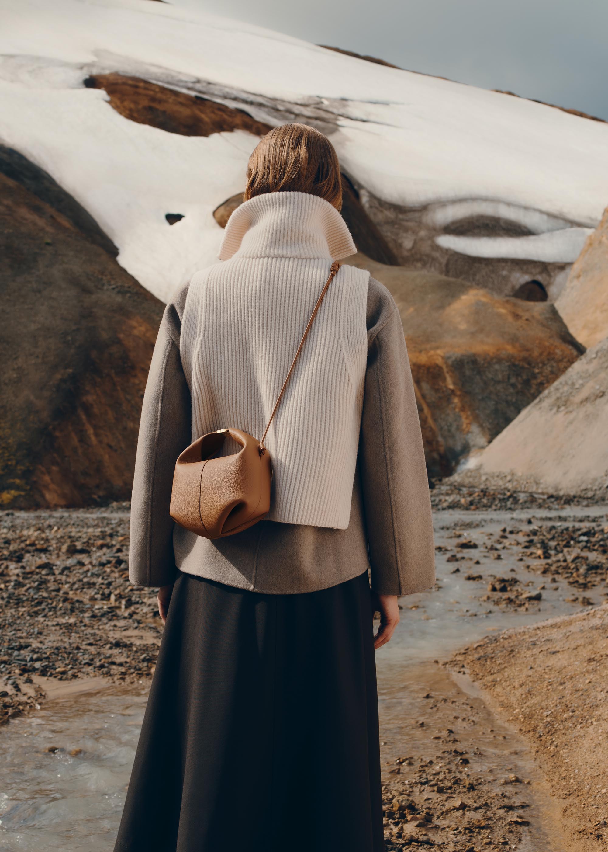 Polene Beri Textured Camel