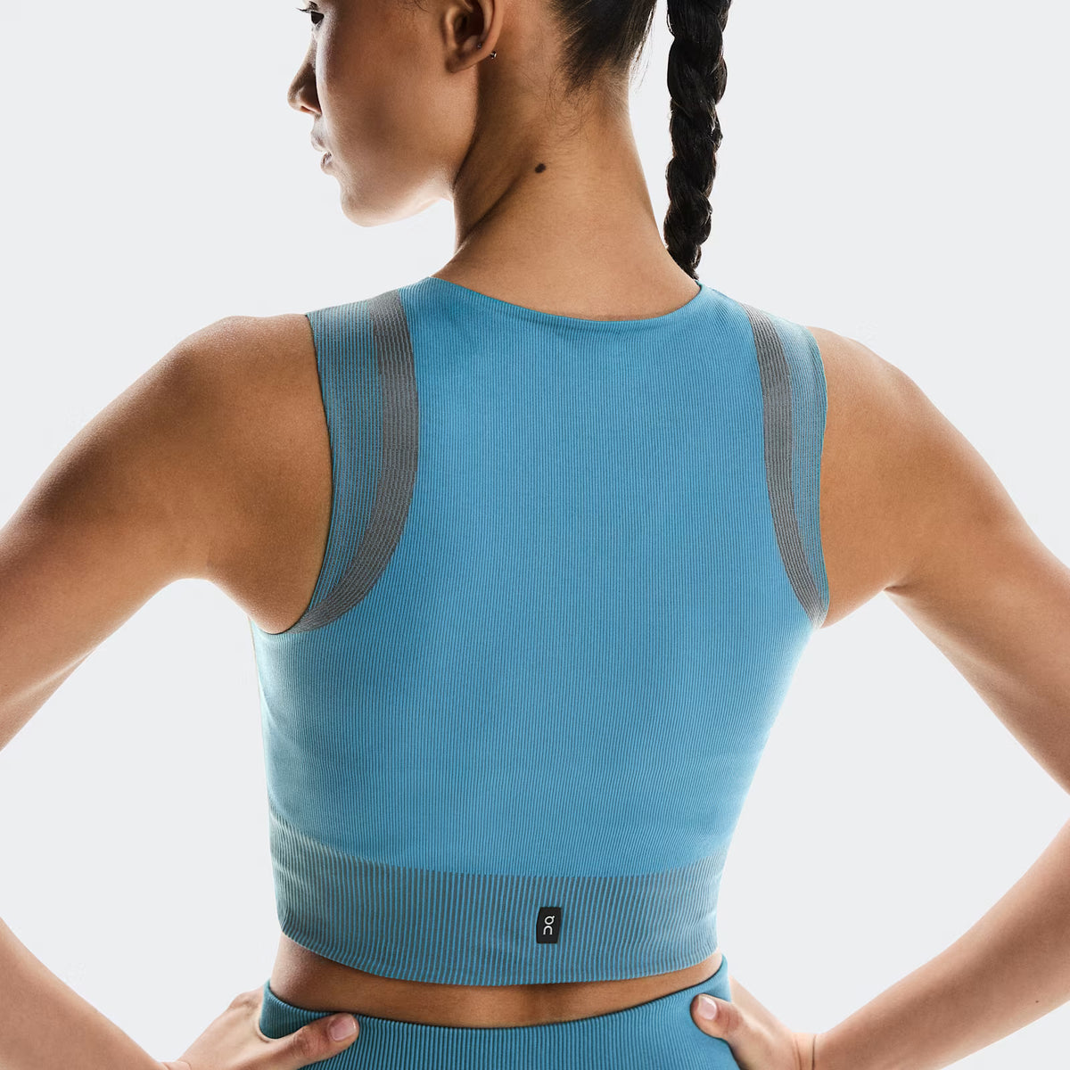 On Studio Knit Crop Niagara | Rock (Women'S)