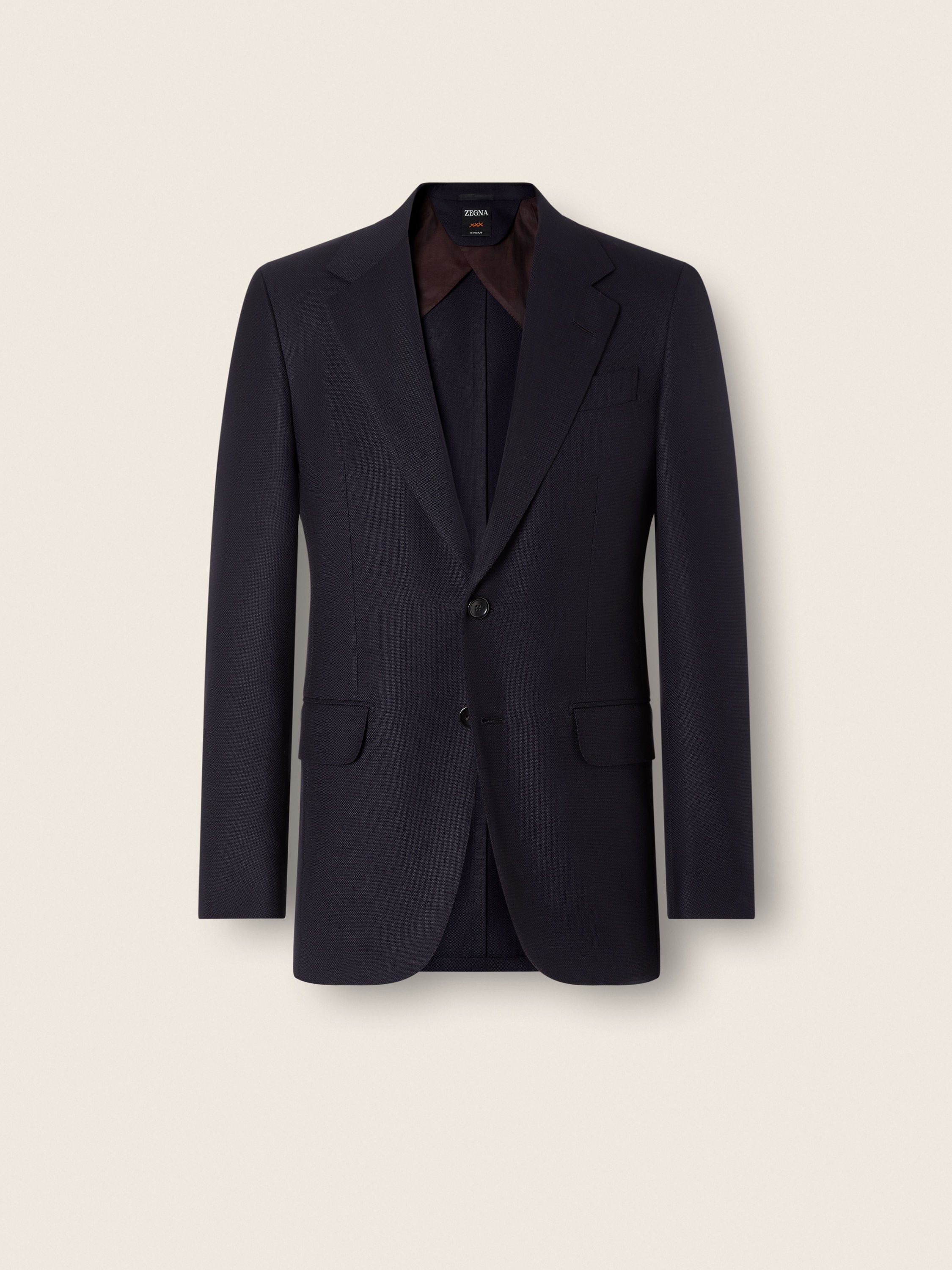Zegna Navy Blue 15Milmil15 Wool Jacket