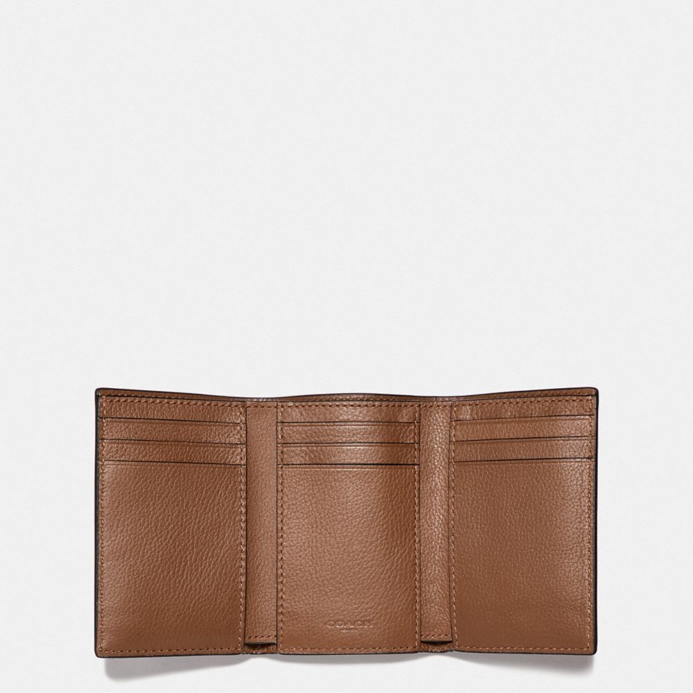 Coach Trifold Wallet Saddle