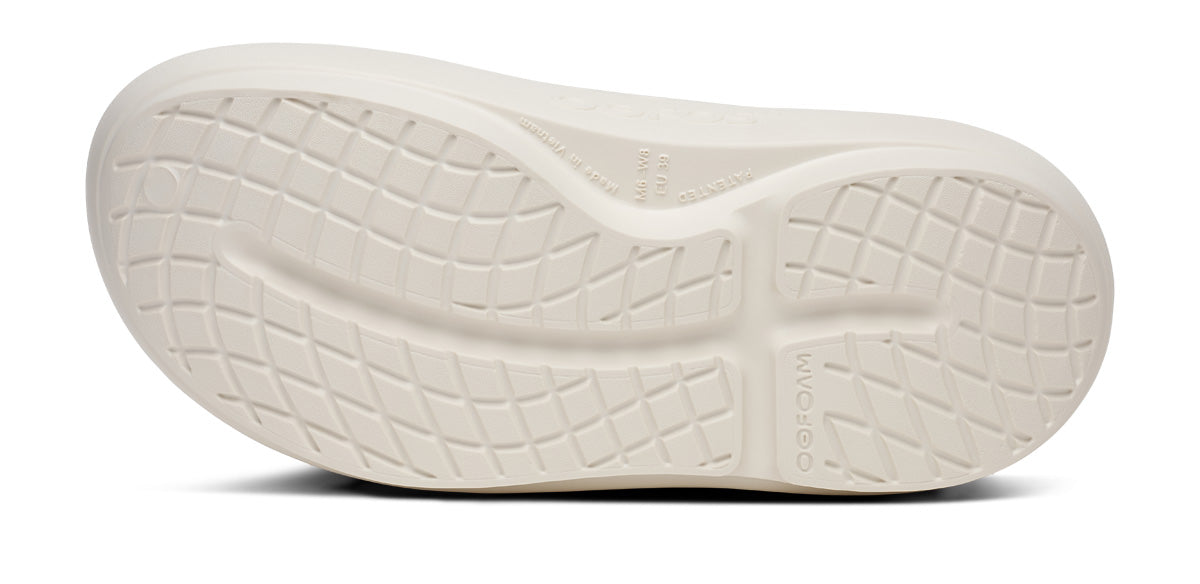 Oofos Men's Clog Chalk