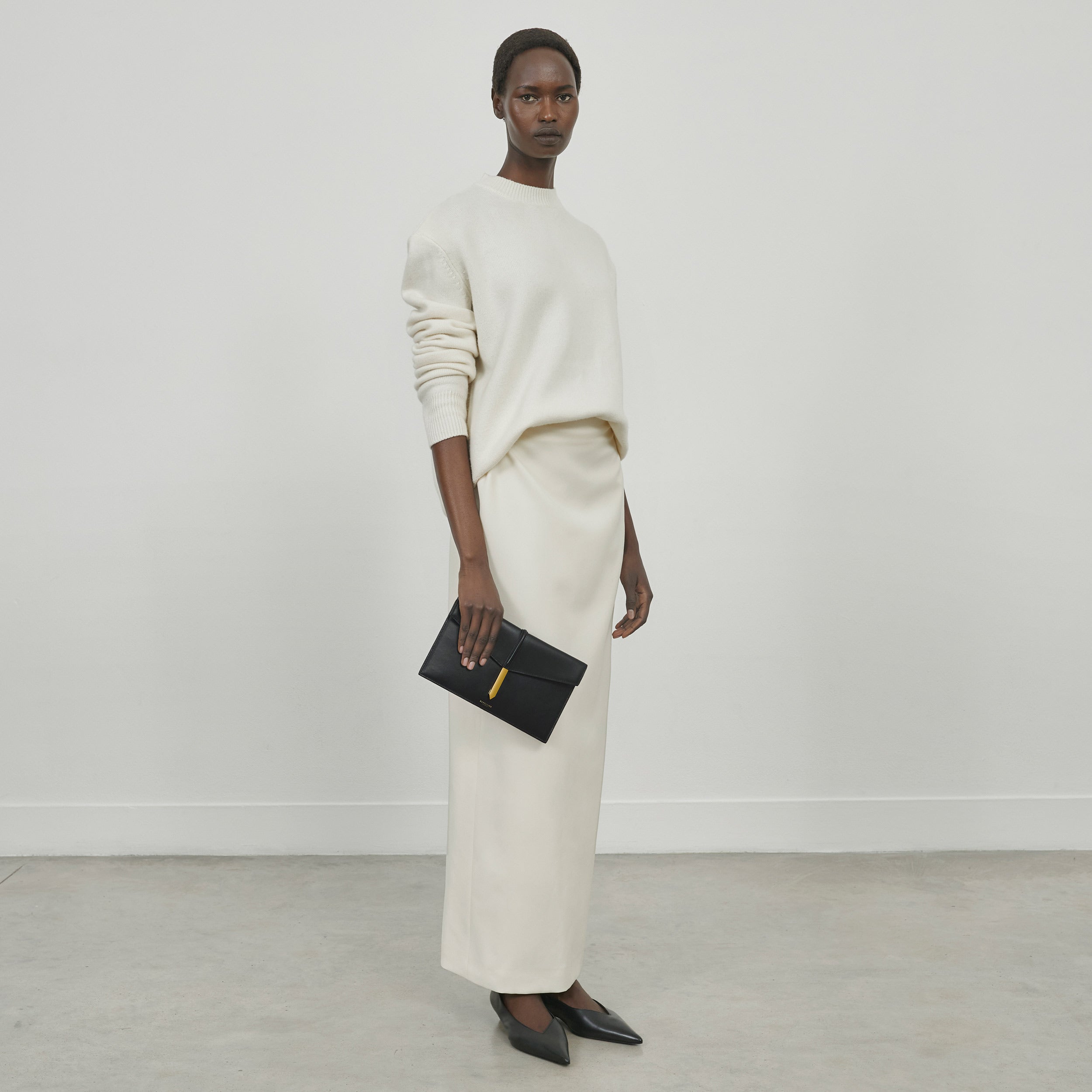 DeMellier The Tokyo Clutch poppy red smooth