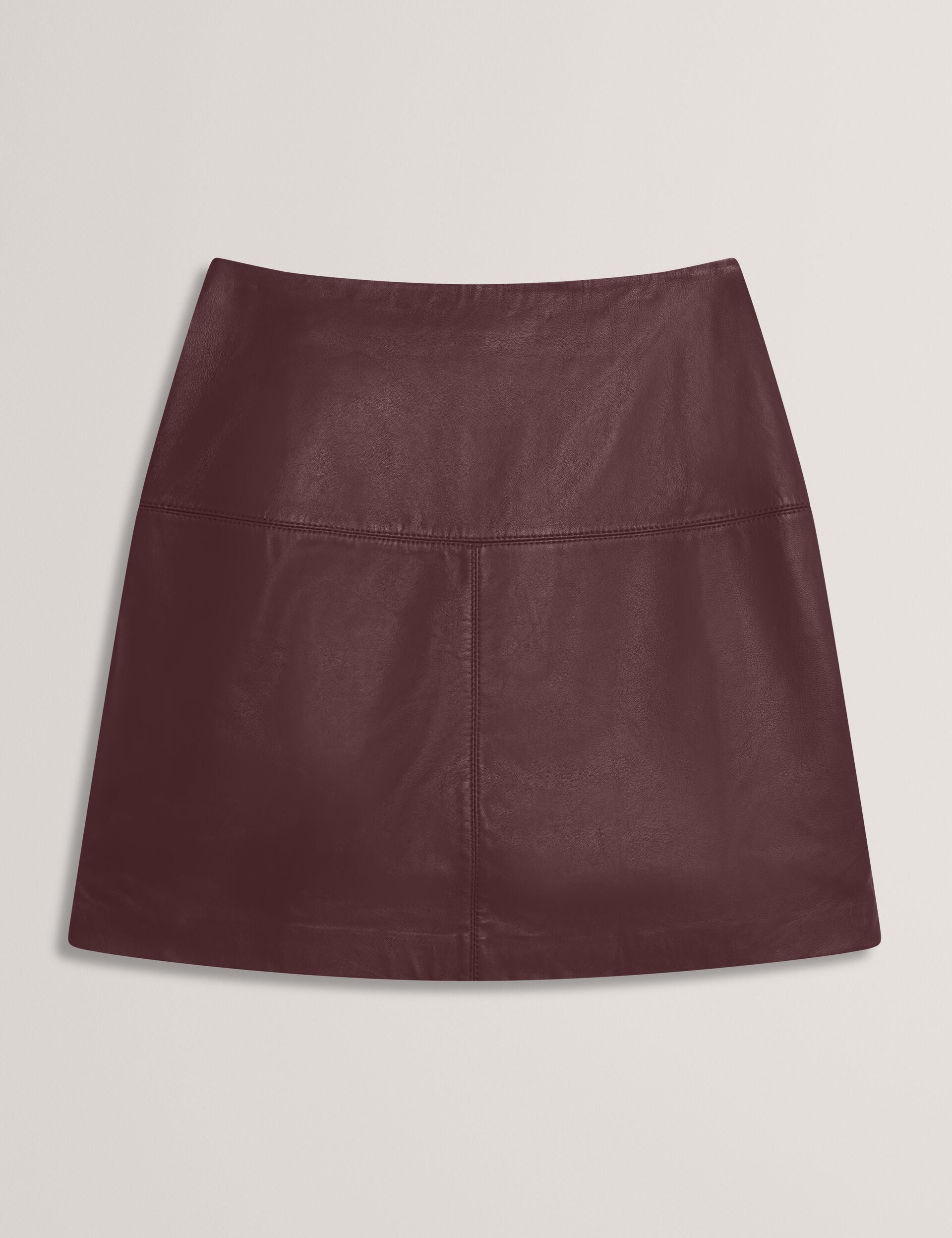 Ted Baker Valiat Aline Leather Mini Skirt Women's