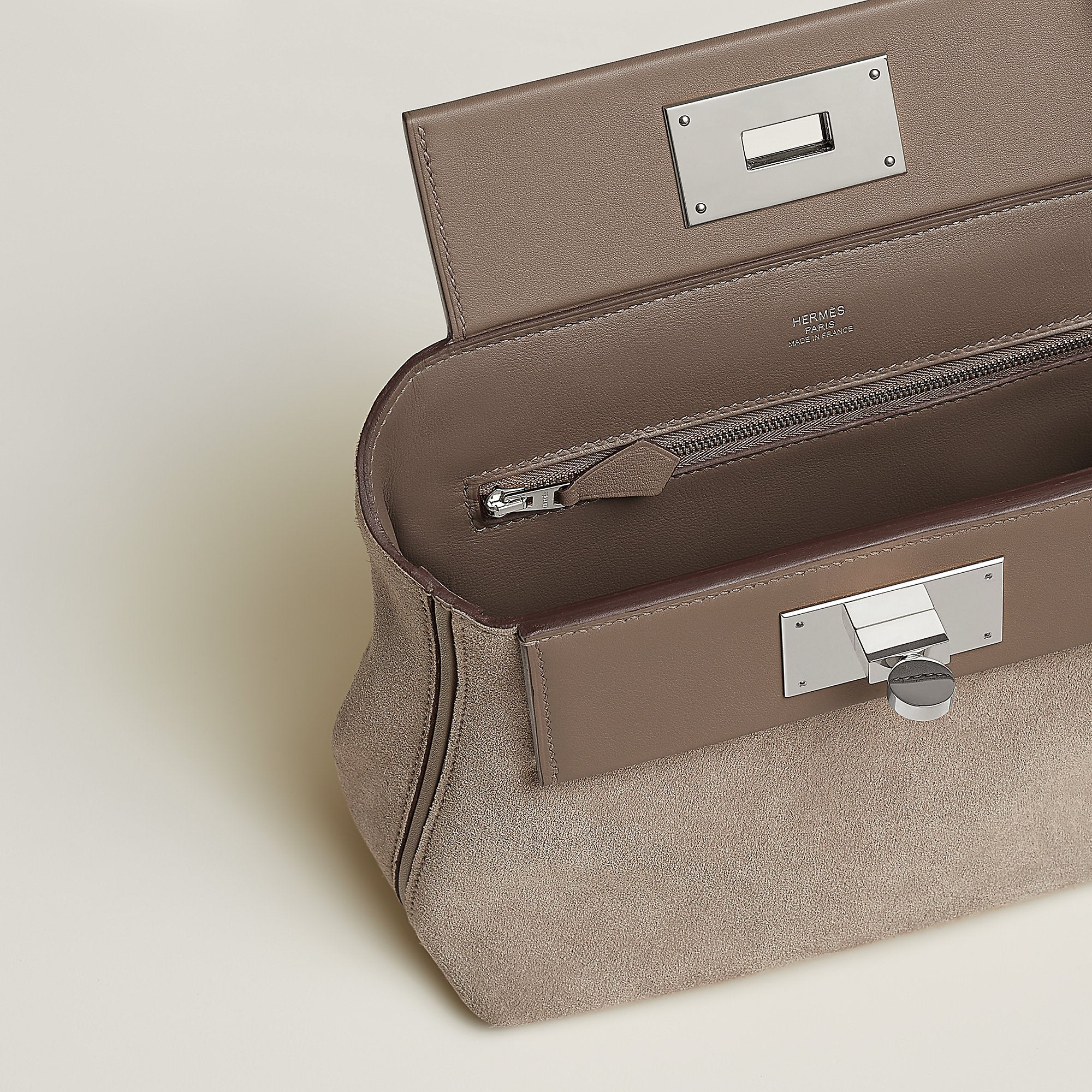 Hermes 24/24 21 Bag Gris Caillou