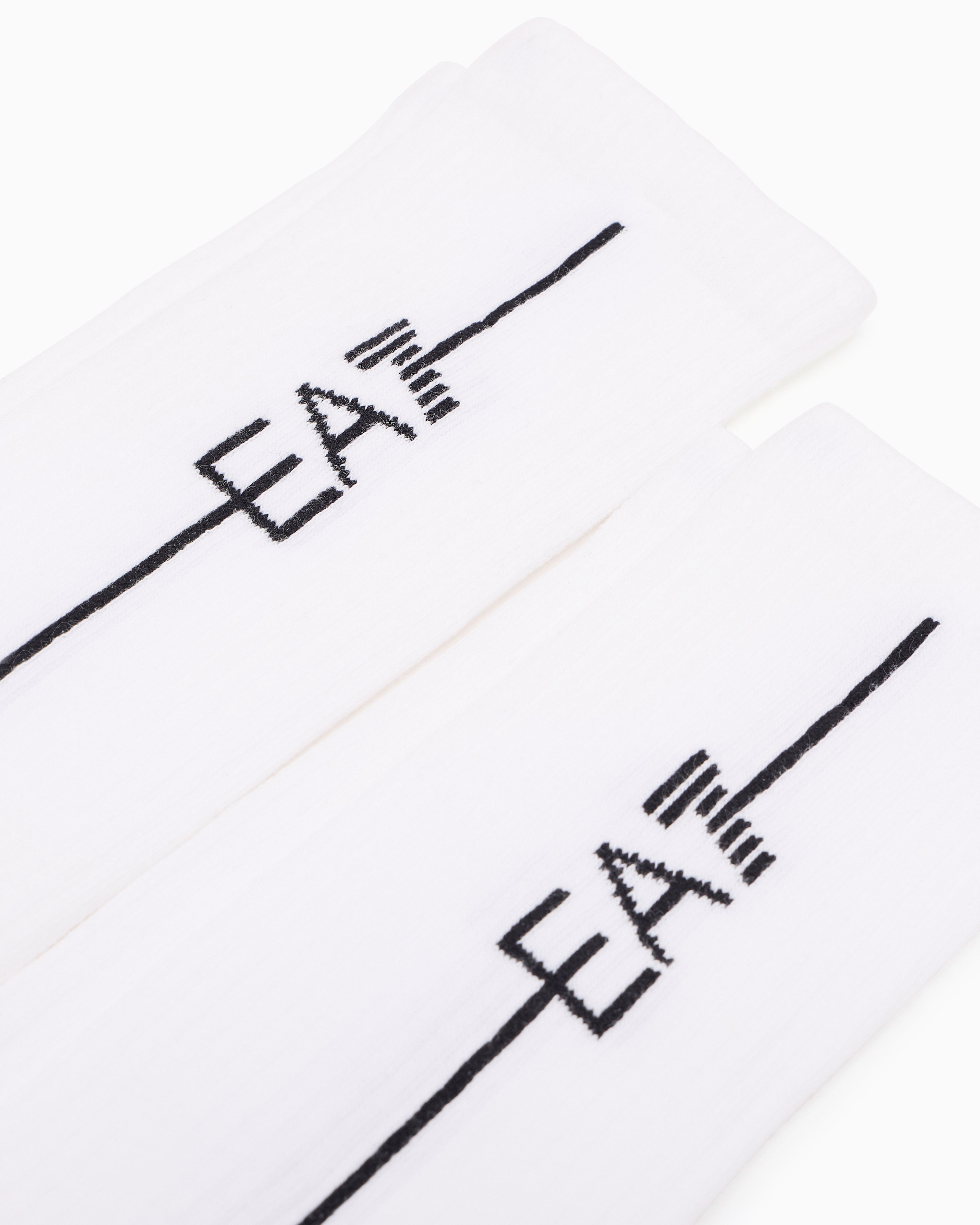 EA7 Training socks with jacquard logo Unisex Train Socks