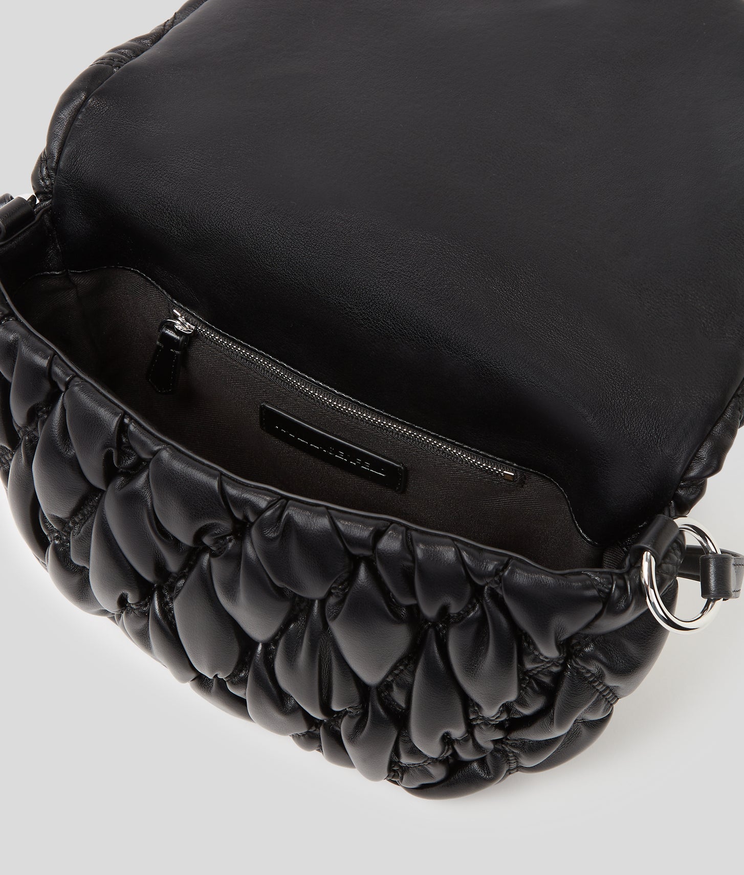 KarlLagerfeld Ksignature Kuilt Shoulder Bag Black